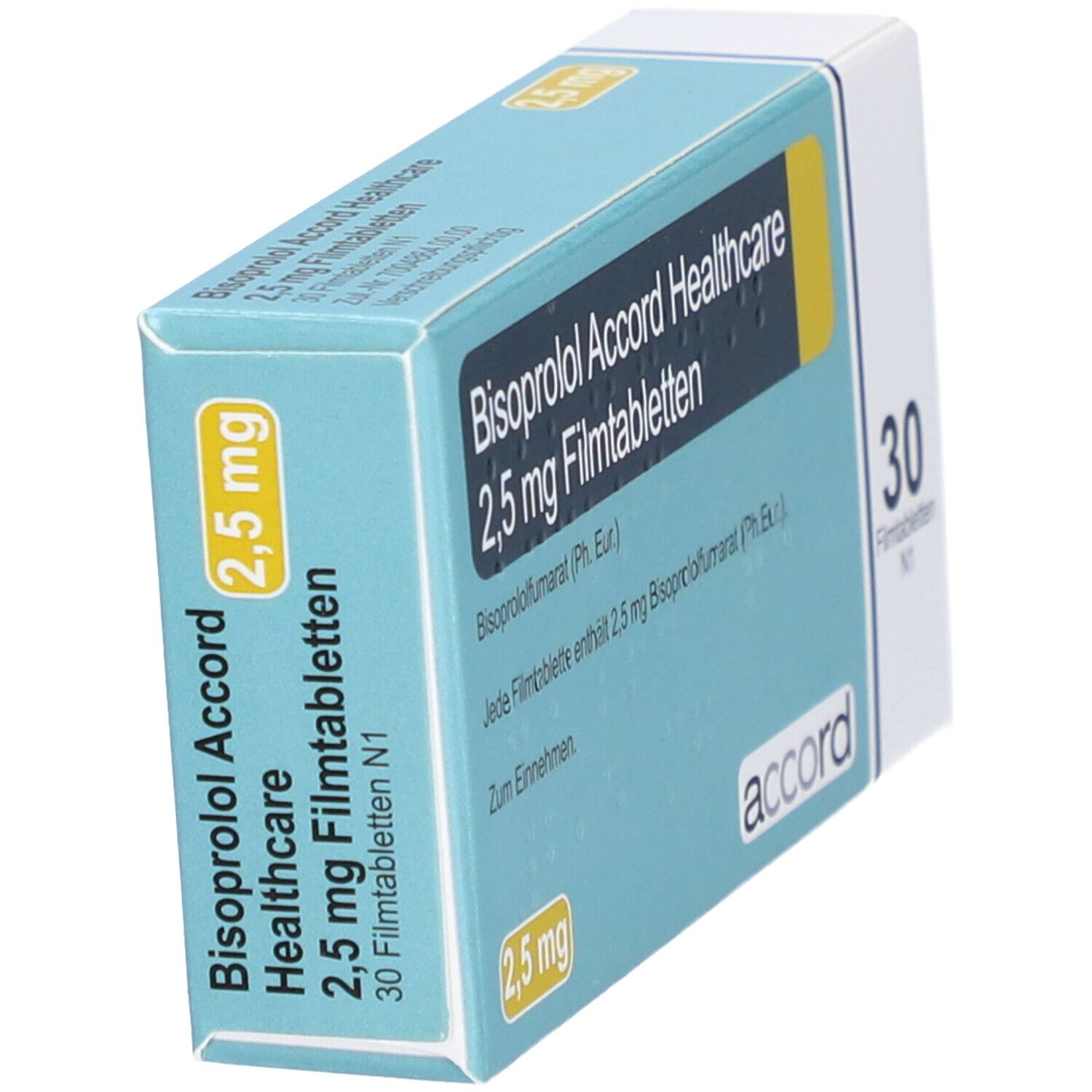 Bisoprolol Accord Healthcare 2,5 mg Filmtabletten 30 St