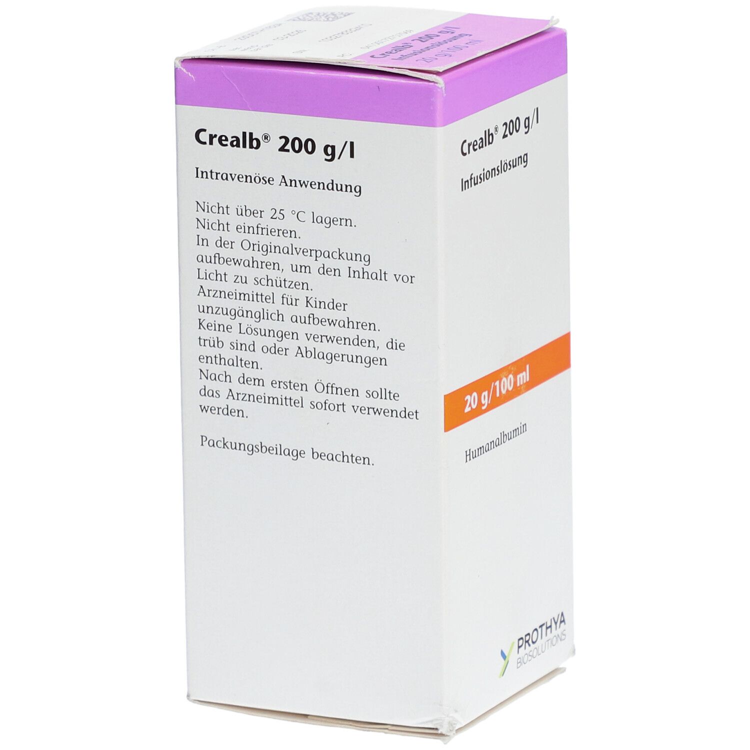 Crealb 200 g/l Infusionslösung 100 ml