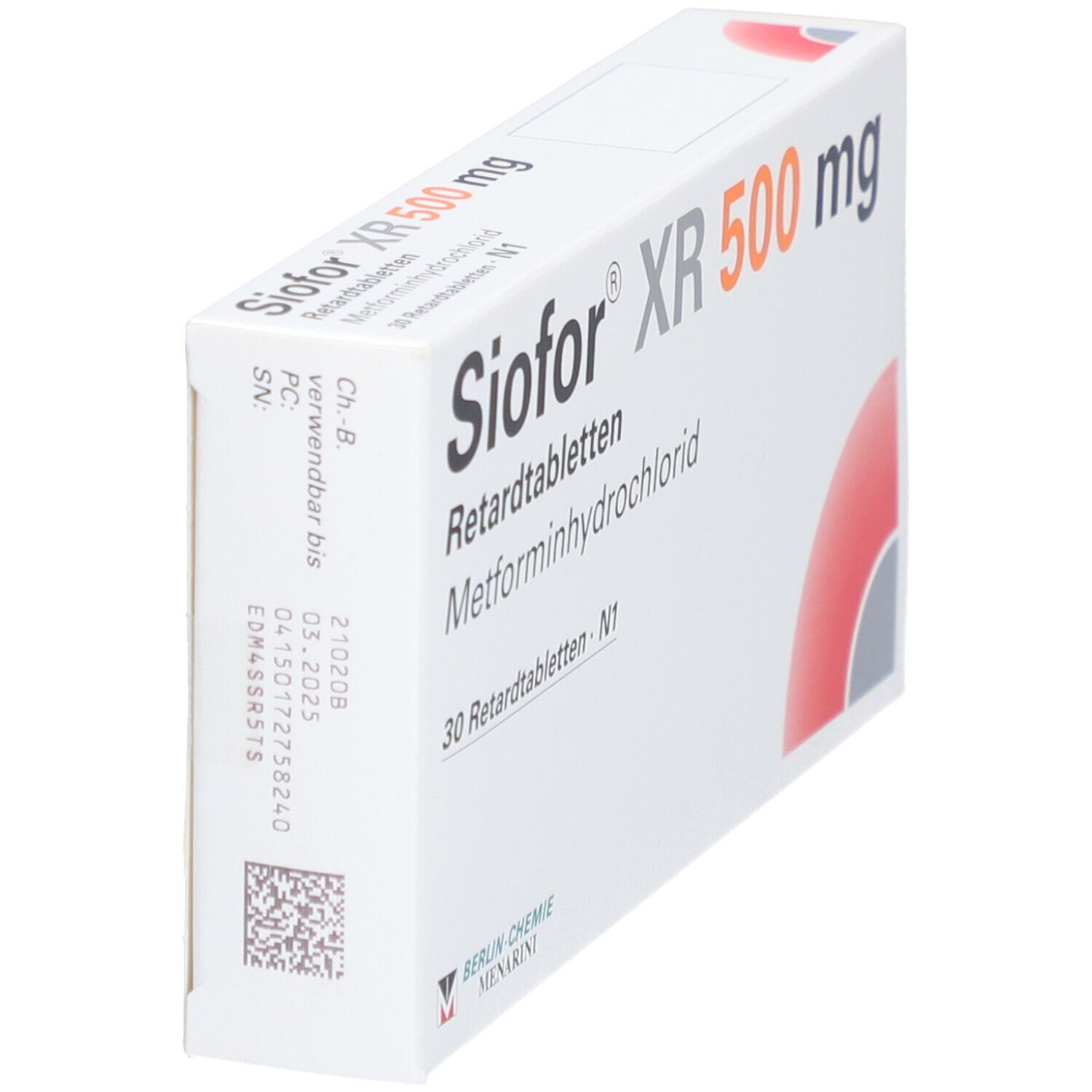 Siofor XR 500 mg Retardtabletten 30 St Retard-Tabletten