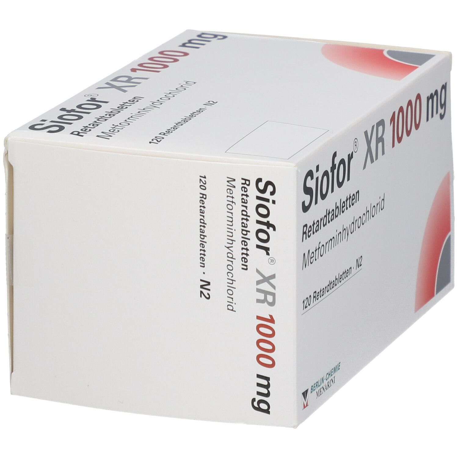 Siofor XR 1000 mg Retardtabletten 120 St Retard-Tabletten