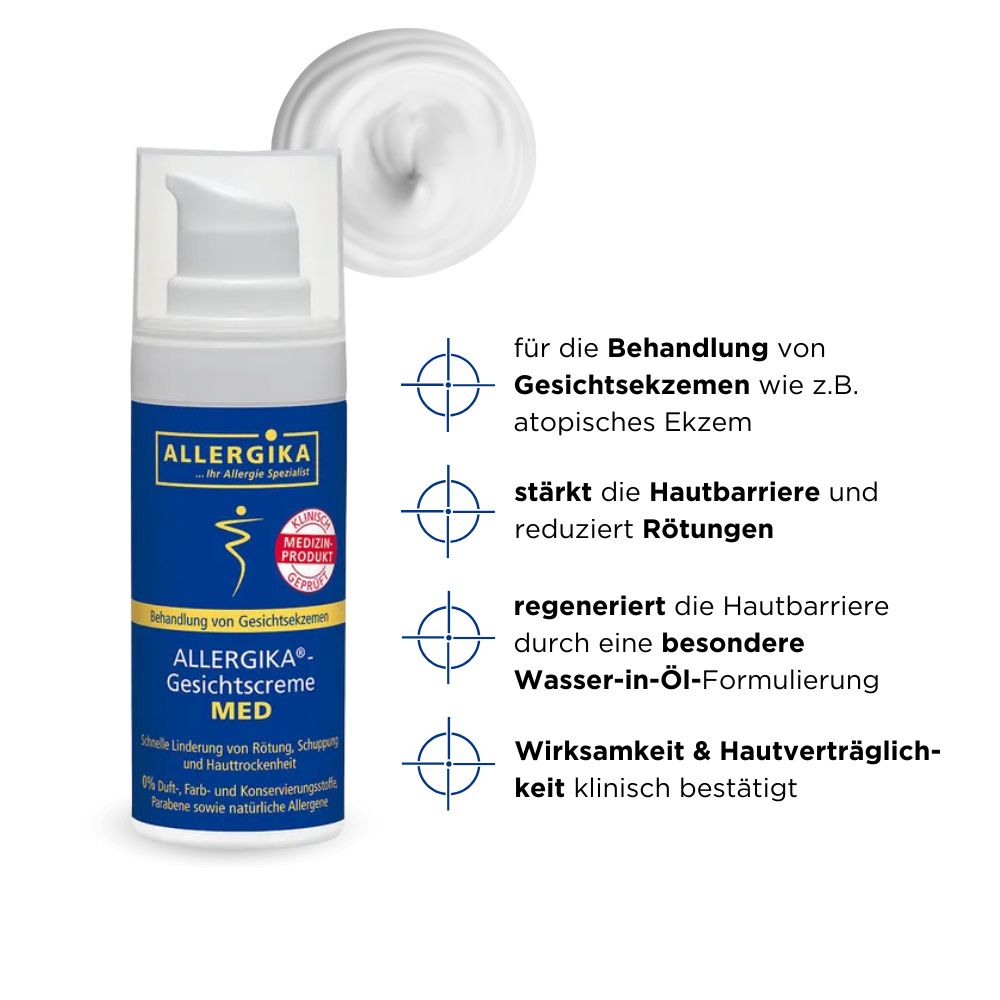 ALLERGIKA® Gesichtscreme MED - Jetzt 2€ sparen mit Code "allmed2"