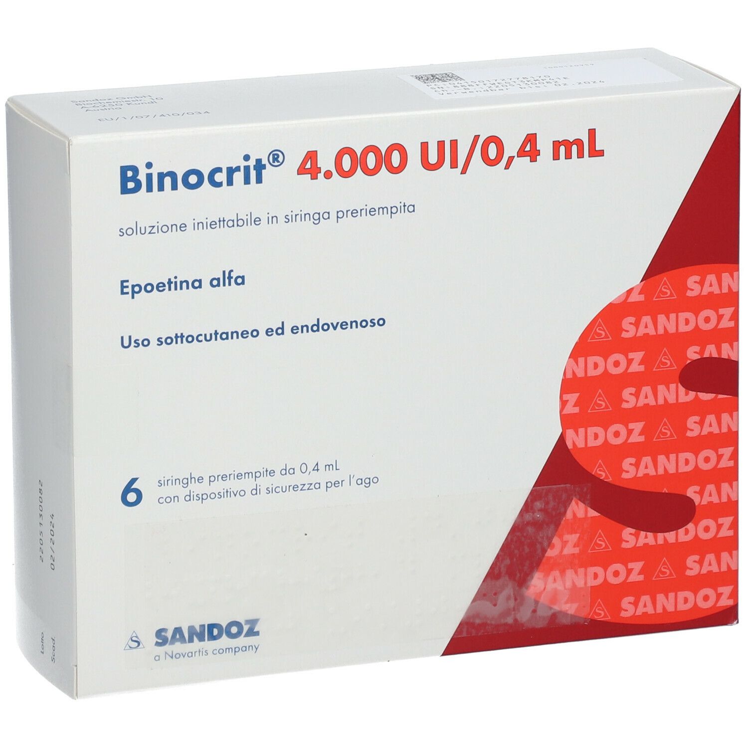 Binocrit 4.000 I.E./0,4 ml