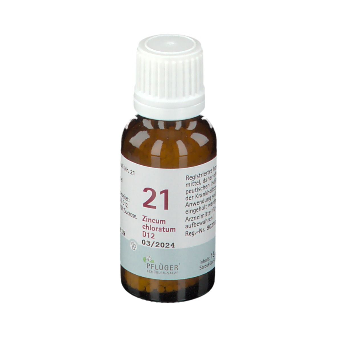 BIOCHEMIE PFLÜGER® Nr. 21 Zincum chloratum D12