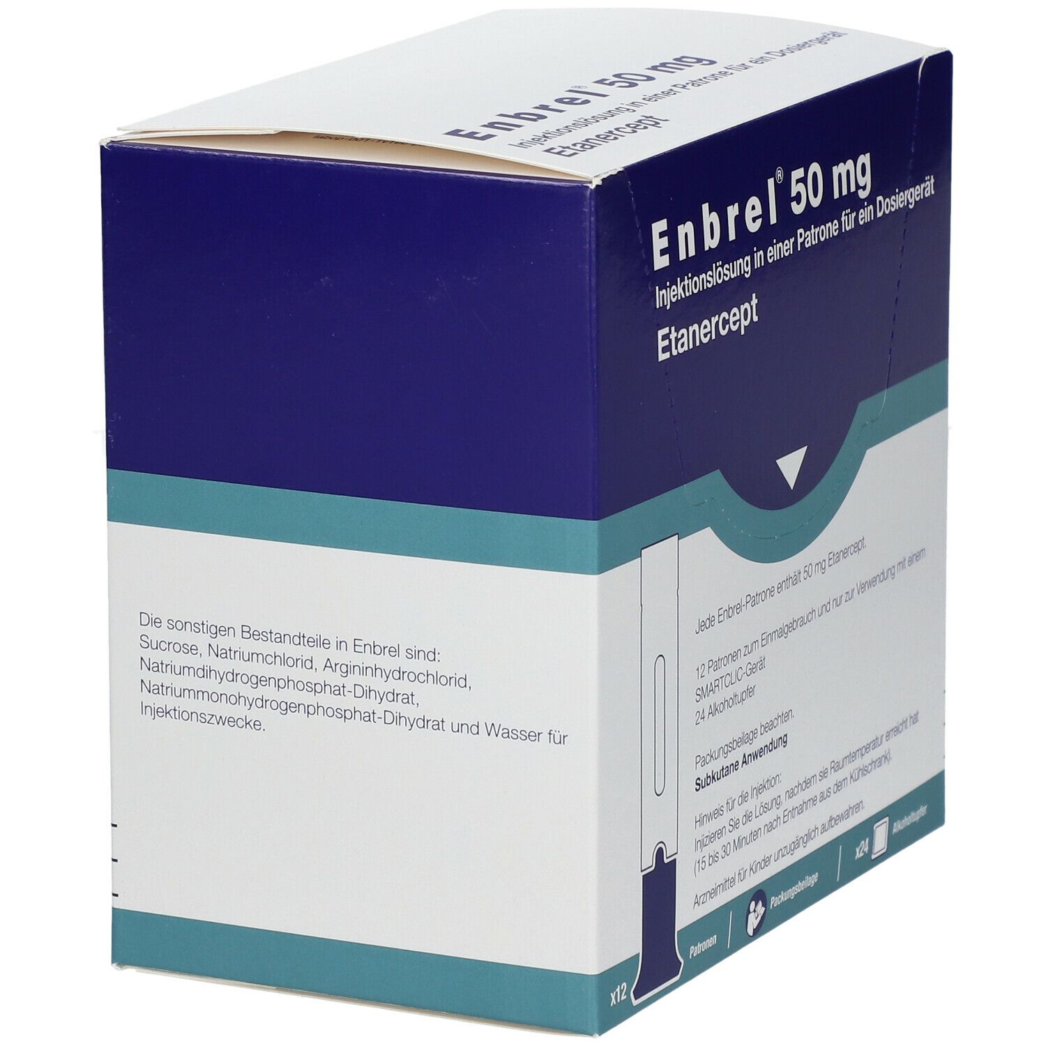 Enbrel 50 mg Inj.-Lsg.i.e.Patr.f.Dosierg.SMARTCLIC 12 St Injektionslösung