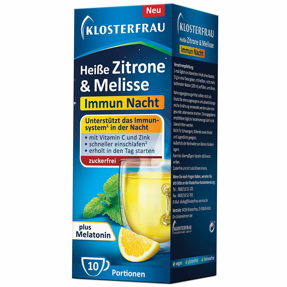 KLOSTERFRAU Heiße Zitrone & Melisse Immun Nacht