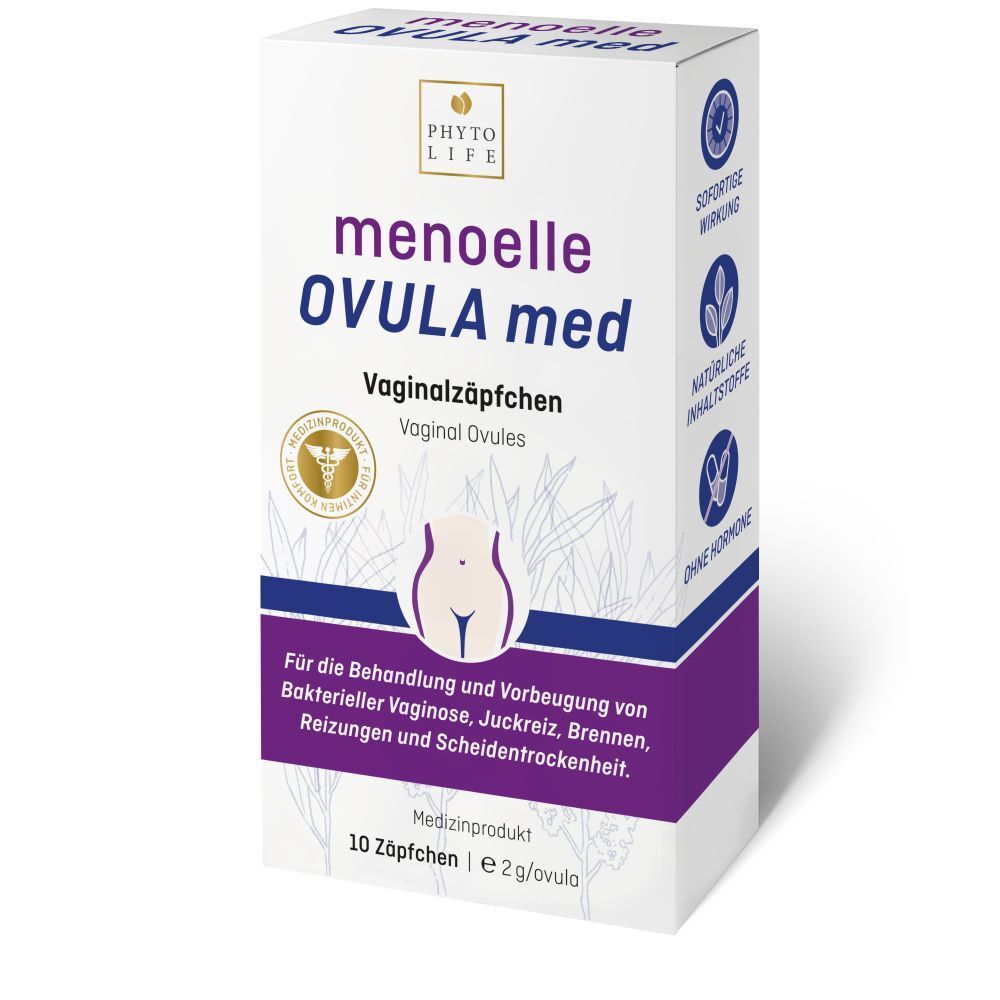 menoelle® Ovula med Vaginalzäfchen
