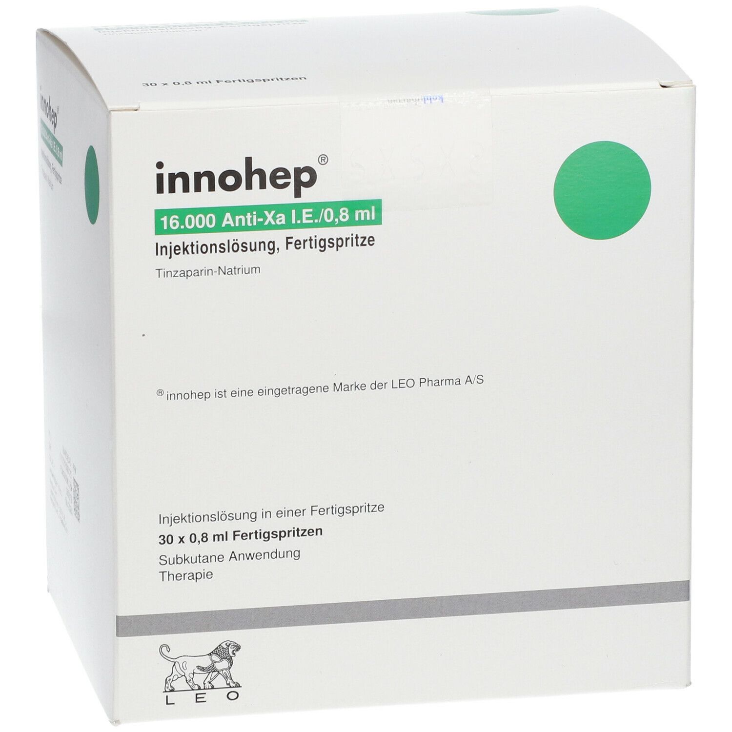 INNOHEP 16.000 Anti-Xa I.E./0,8ml Inj.-Lsg.i.e.FS