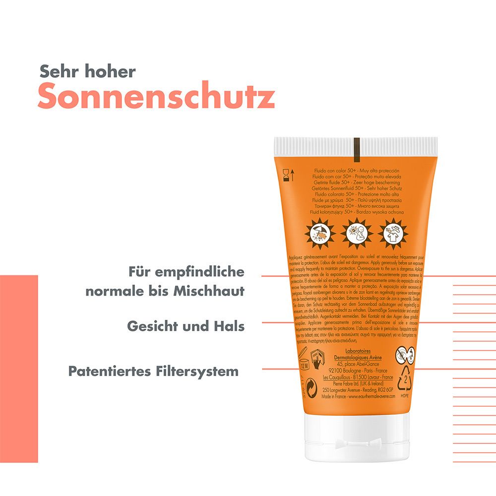 Avène Getöntes Sonnenfluid LSF 50+