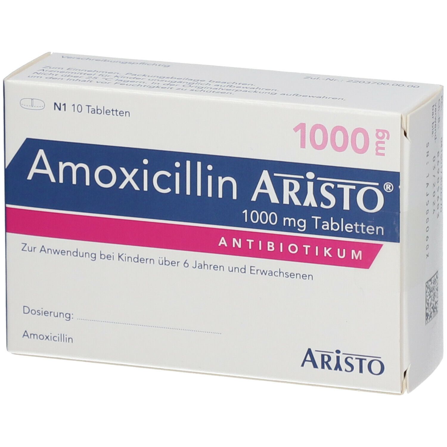 Amoxicillin 1000 n1 kosten