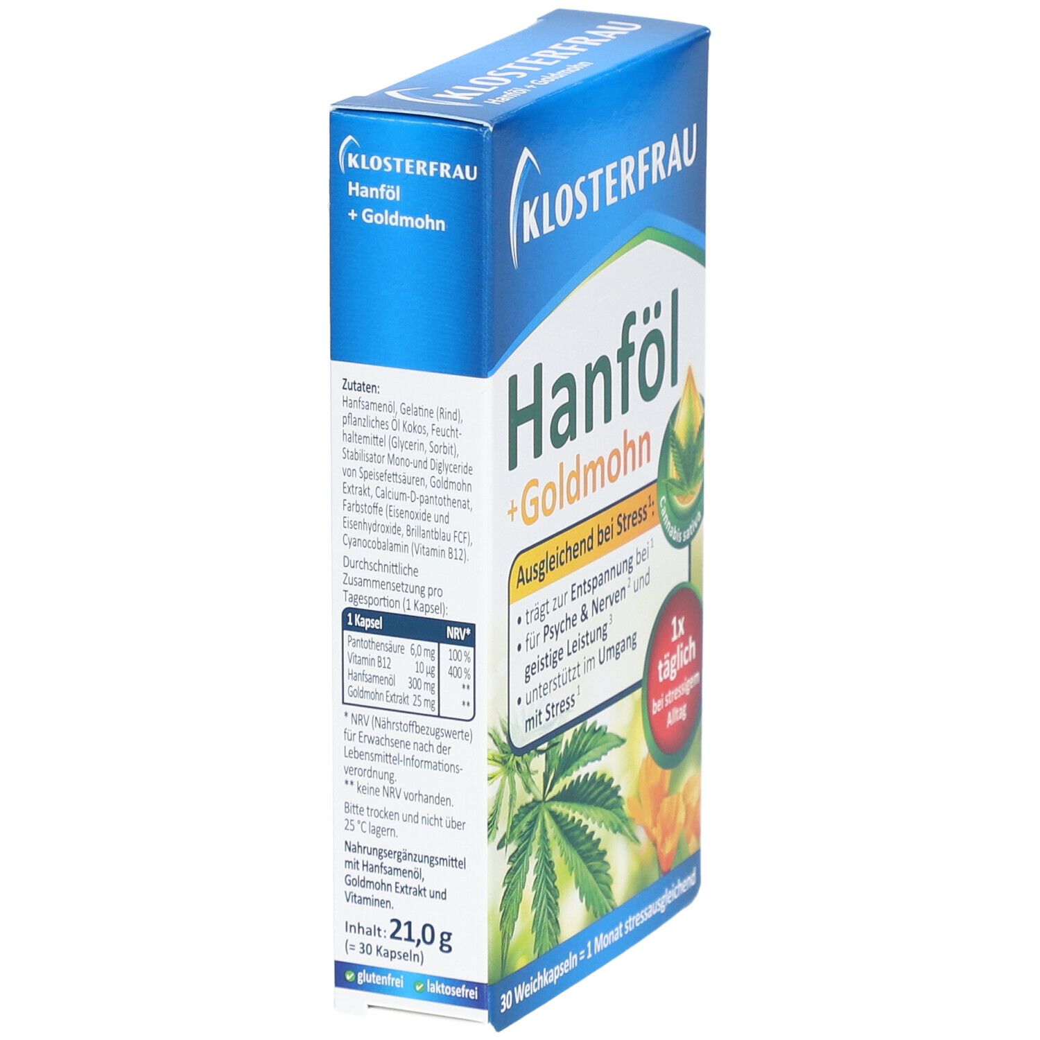 KLOSTERFRAU Hanföl + Goldmohn 30 St - shop-apotheke.com