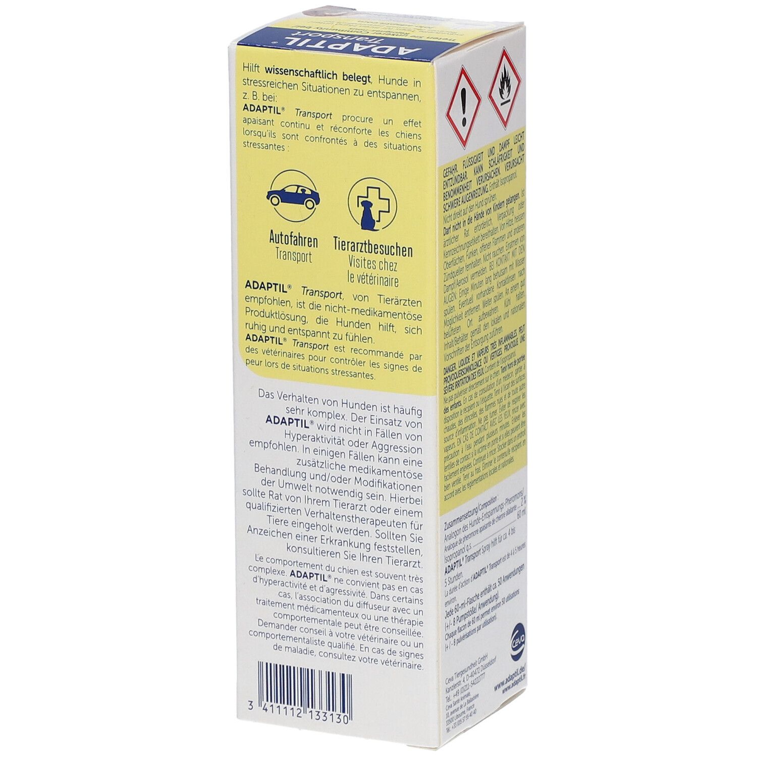 ADAPTIL TRANSPORT SPRAY 60ML - Farmacia Busetti