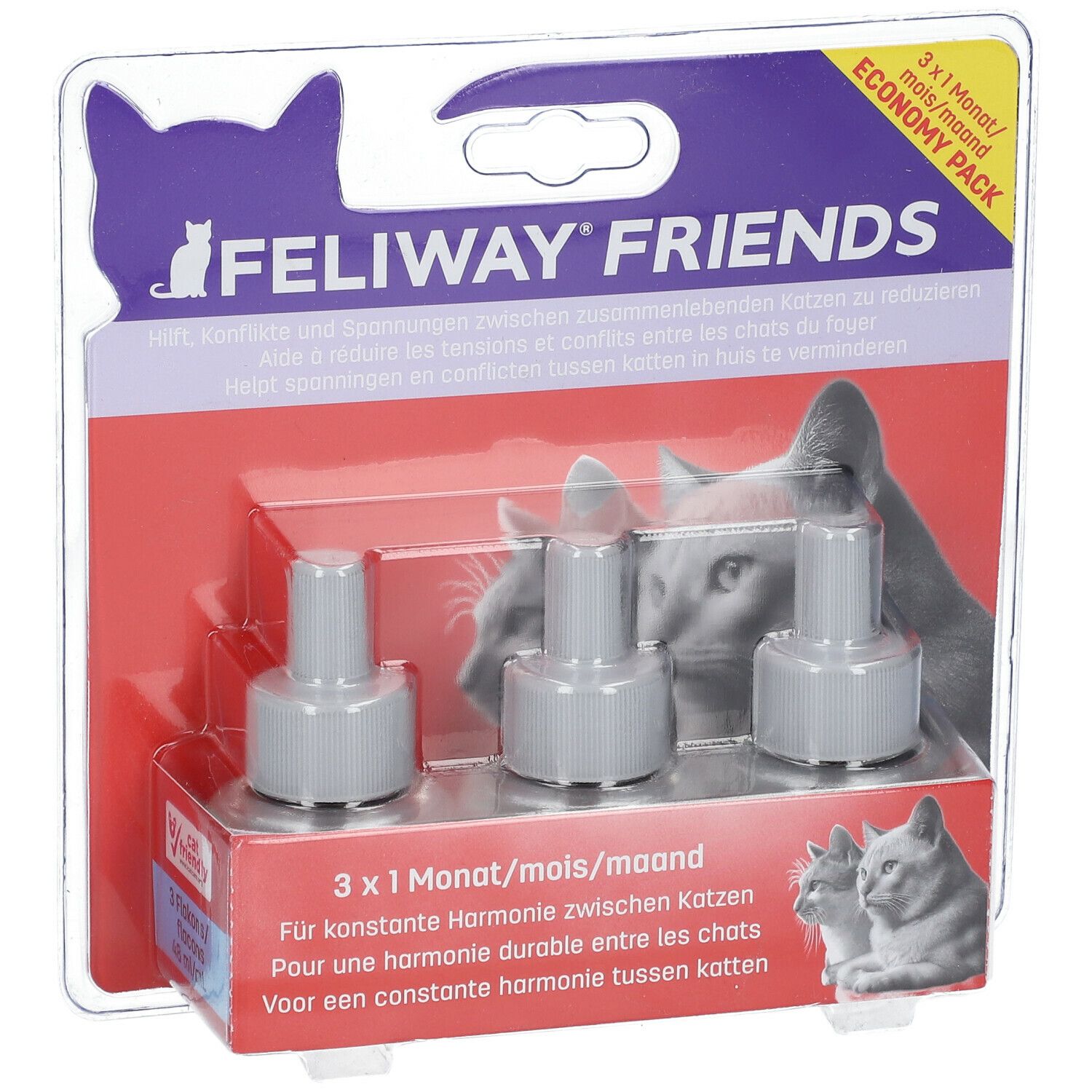 FELIWAY® Friends 3 Ricariche 3x48 ml