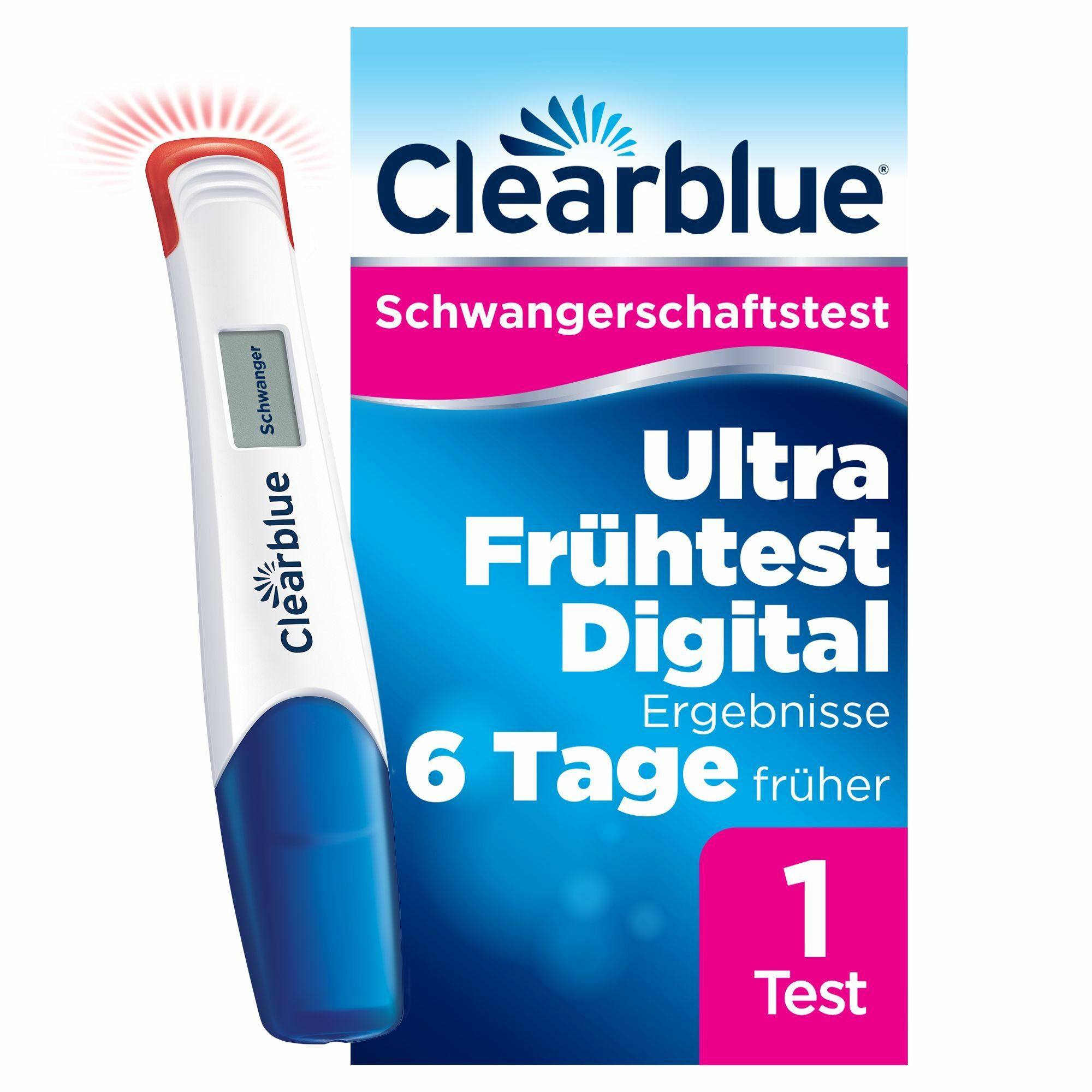 Clearblue® Schwangerschaftstest Ultra Frühtest Digital