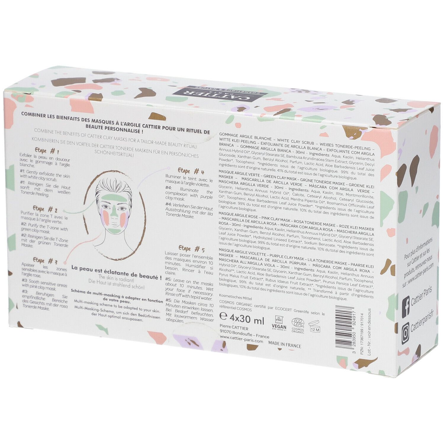 CATTIER Multi Masking Clay Kit