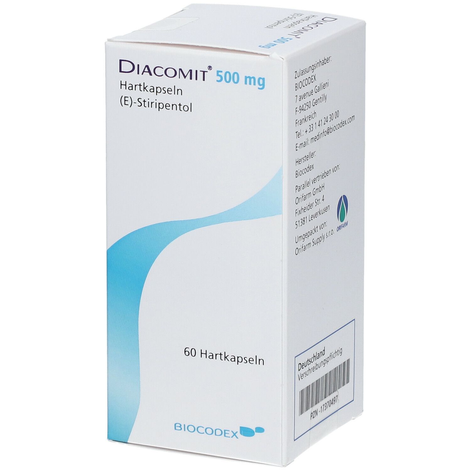 DIACOMIT 500 mg Hartkapseln