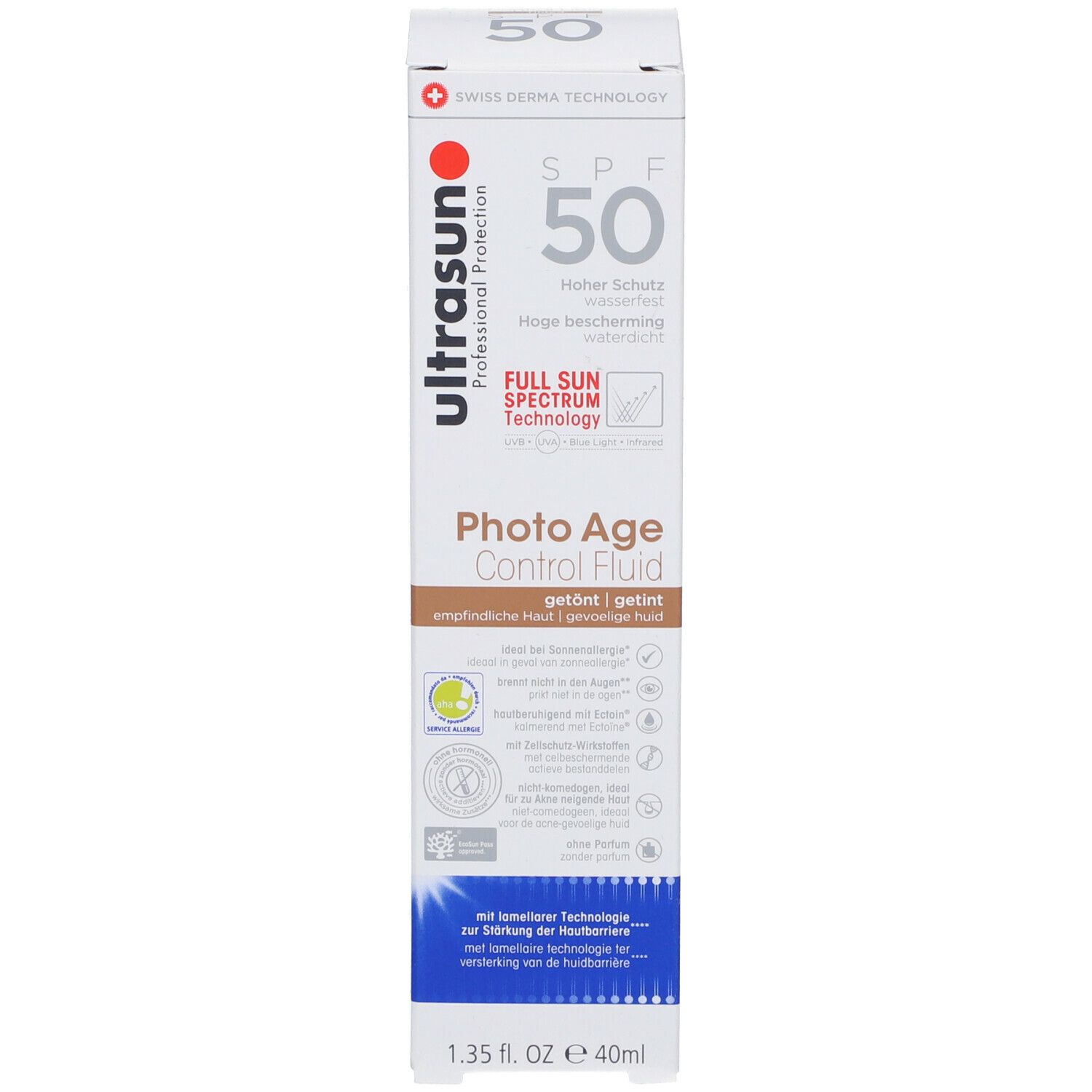 ultrasun Photo Age Control Fluid TINT SPF50