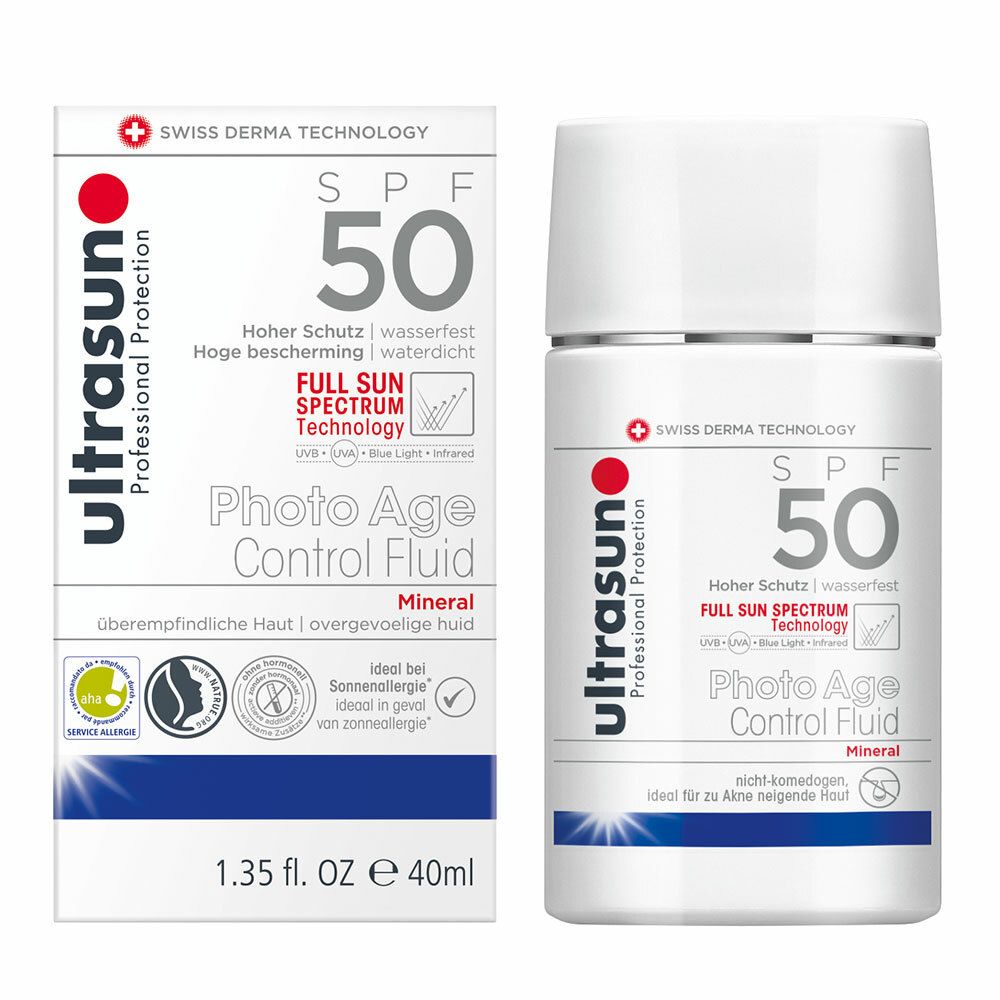 ultrasun Photo Age Control Mineral Fluid LSF 50