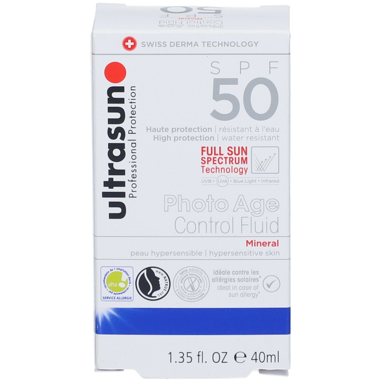 ultrasun Photo Age Control Mineral Fluid LSF 50 40 ml - SHOP APOTHEKE