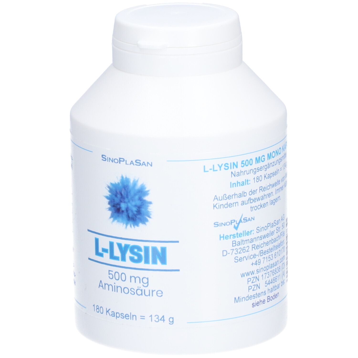 L-Lysin 500 mg Aminosäure