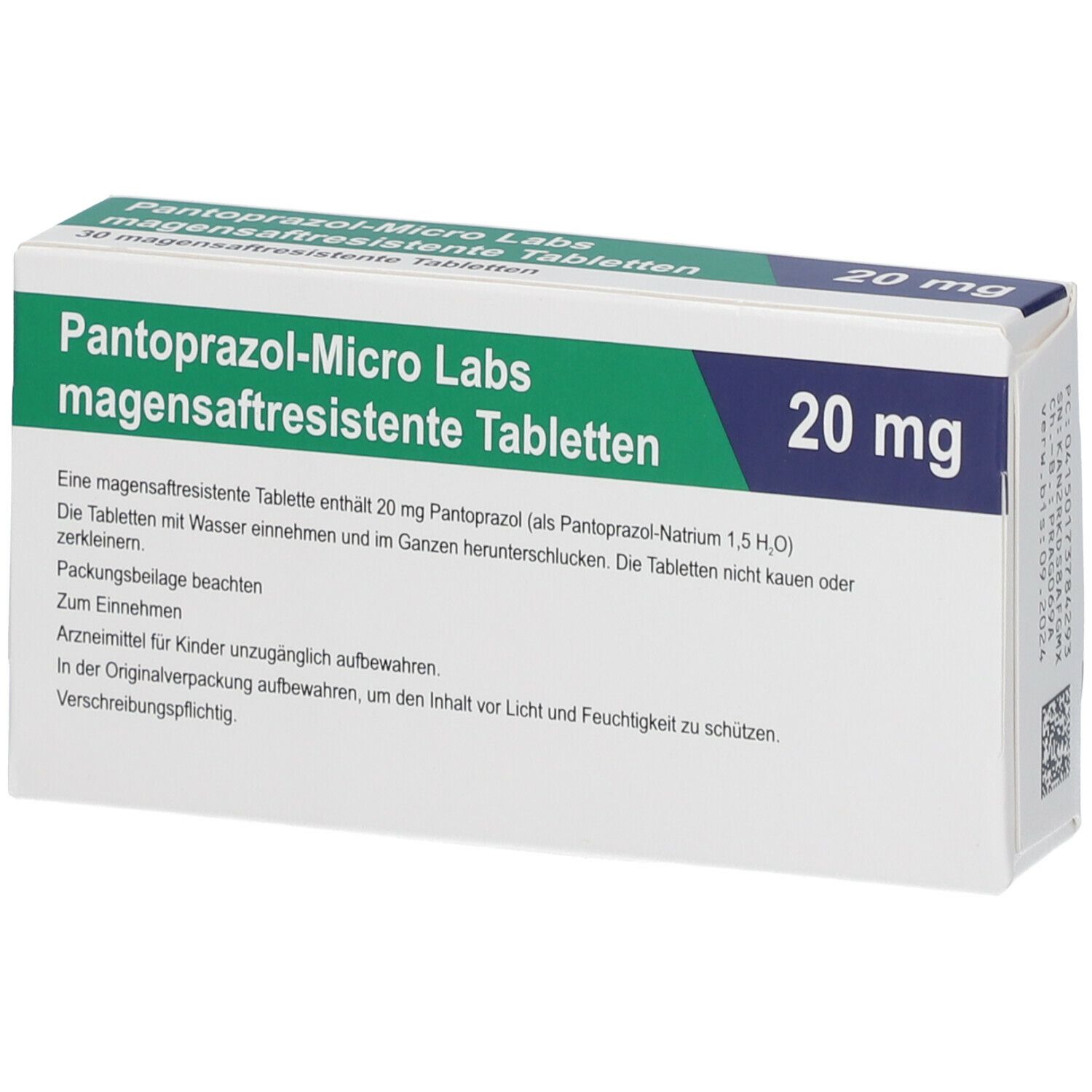 PANTOPRAZOL-Micro Labs 20 mg magensaftr.Tabletten