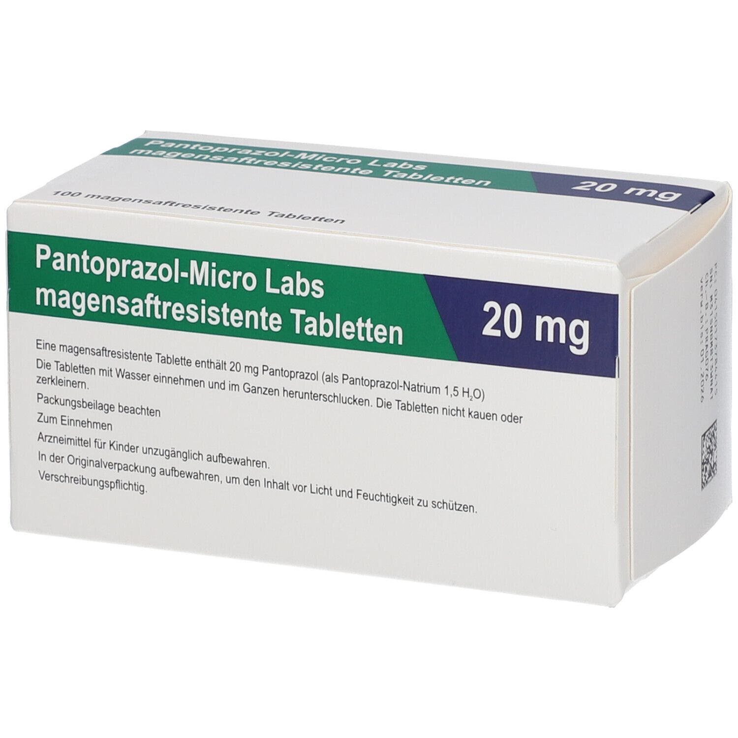 PANTOPRAZOL-Micro Labs 20 mg magensaftr.Tabletten