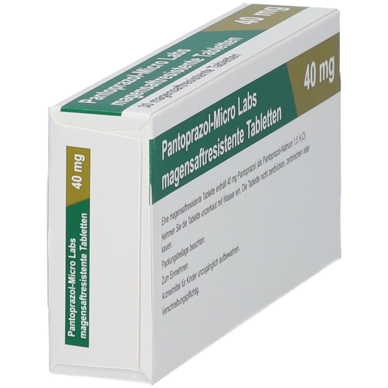PANTOPRAZOL-Micro Labs 40 mg magensaftr.Tabletten