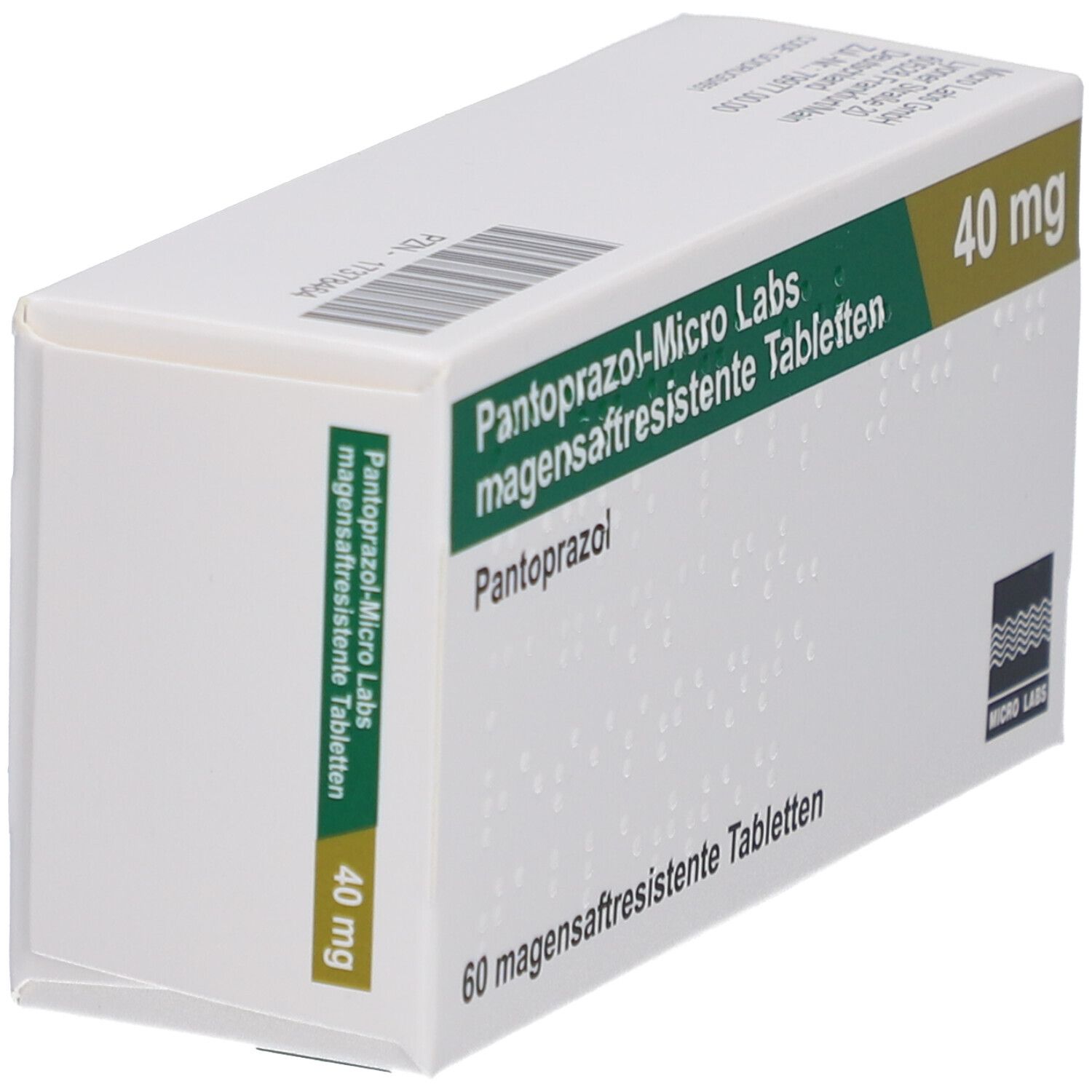 PANTOPRAZOL-Micro Labs 40 mg magensaftr.Tabletten