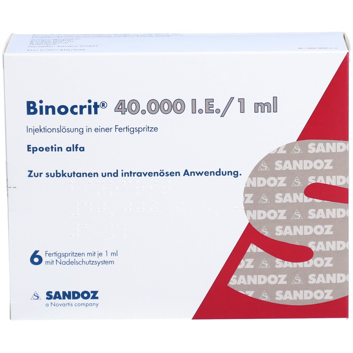 BINOCRIT 40.000 I.E./1 ml Inj.-Lsg.i.e.Fertigspr.