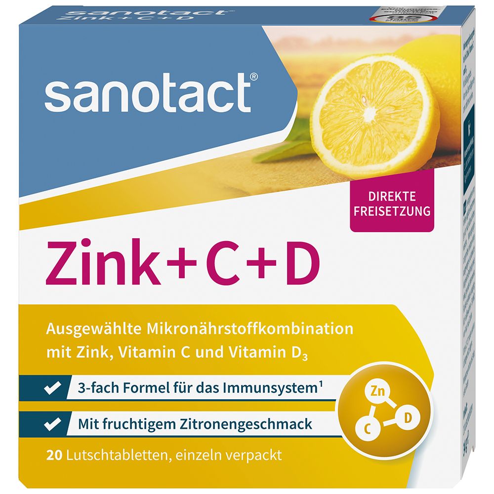 sanotact® Zink + C + D