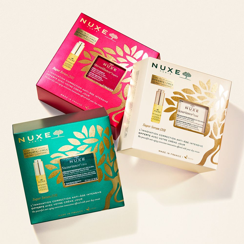 NUXE Nuxuriance® Ultra Geschenkset mit reichhaltiger Anti-Aging Gesichtscreme bei reifer Haut + Super Serum [10] gratis