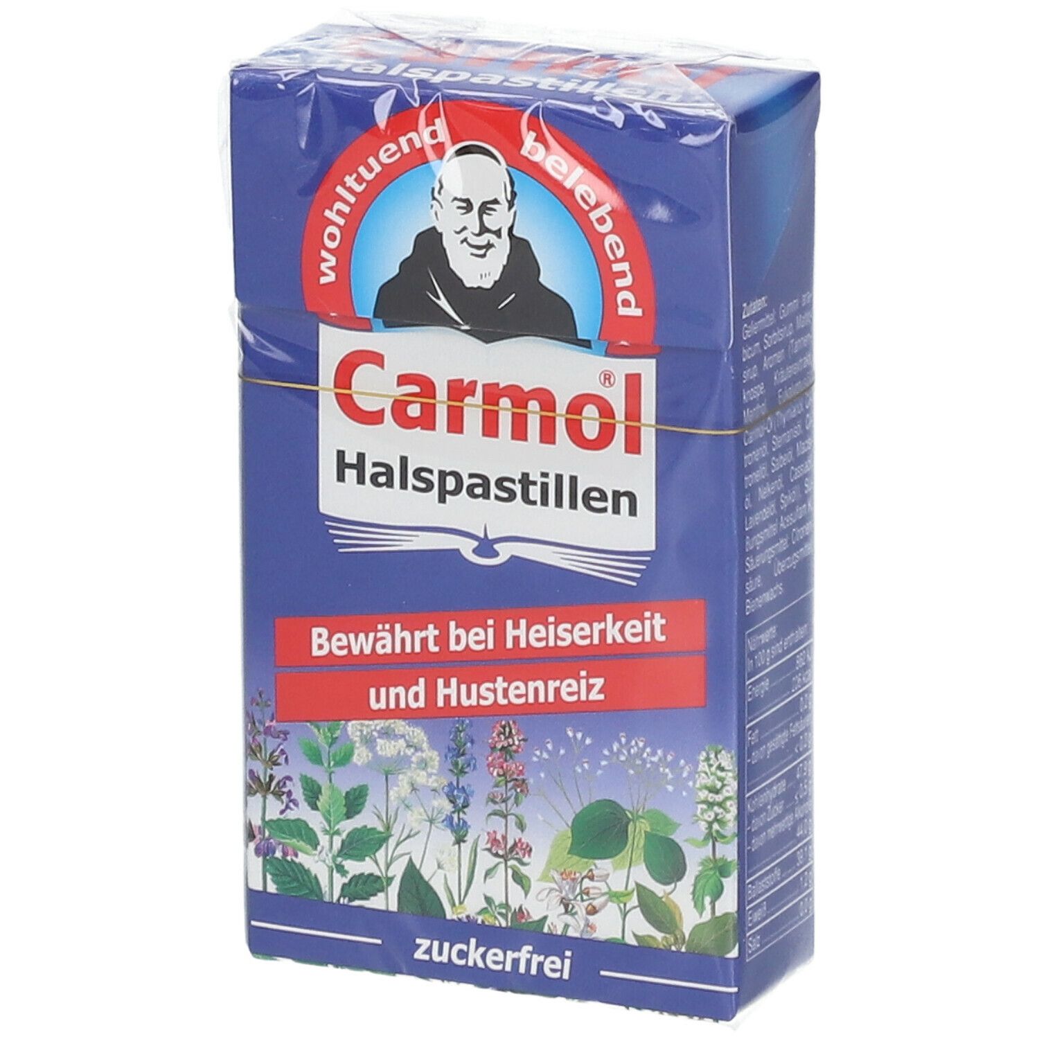 Carmol Halspastillen 45 g Pastillen