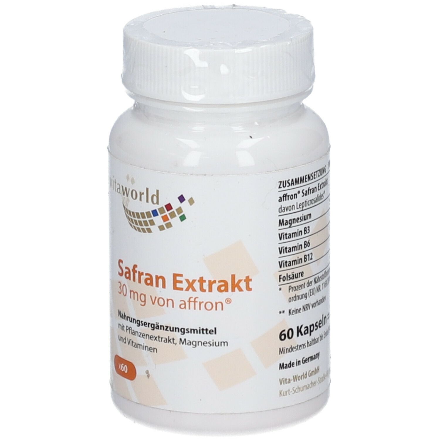 Safran Extrakt 30 mg