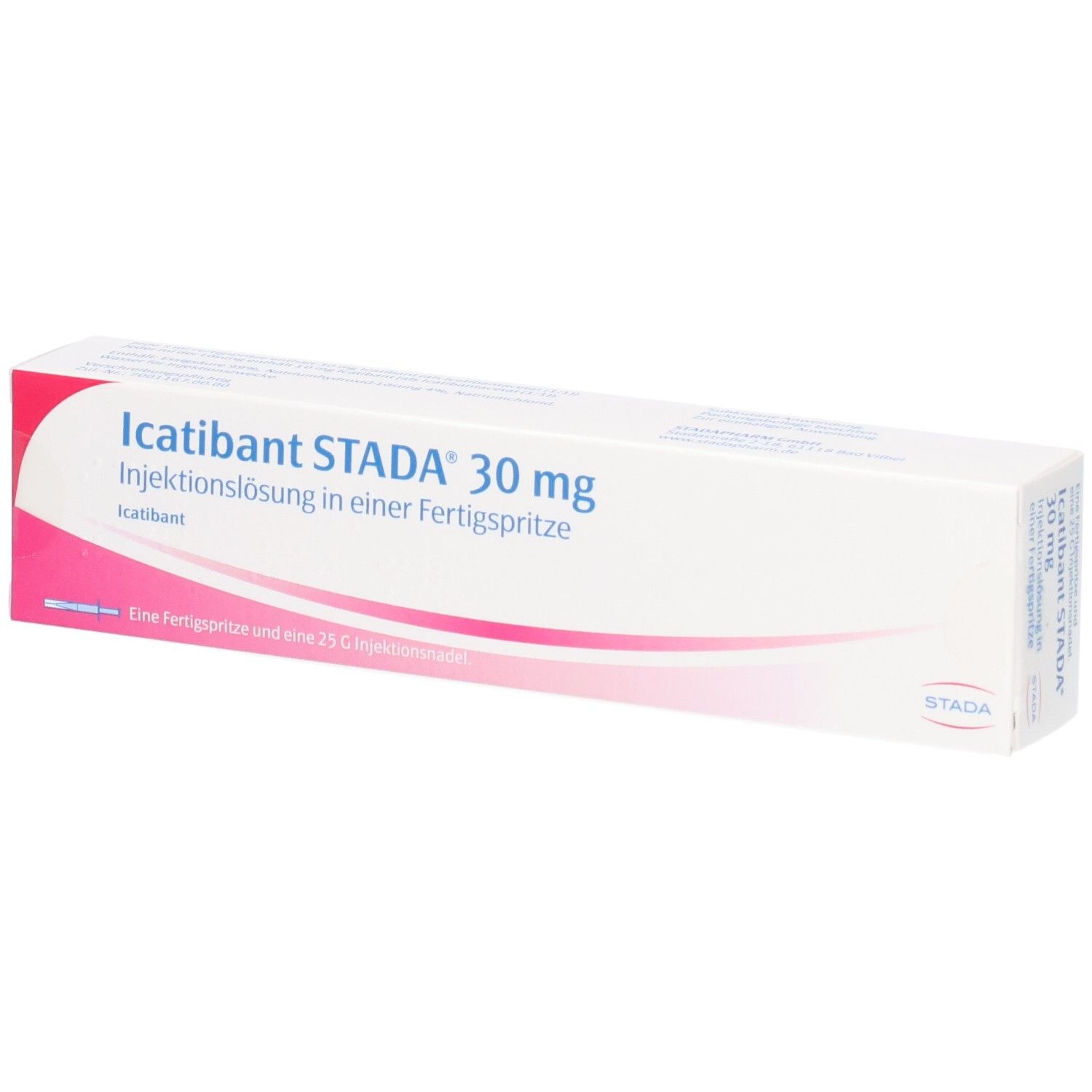 Packung Dabigatranetexilat STADA 75 mg Hartkapseln, 10 Stück, Vorderseite.
