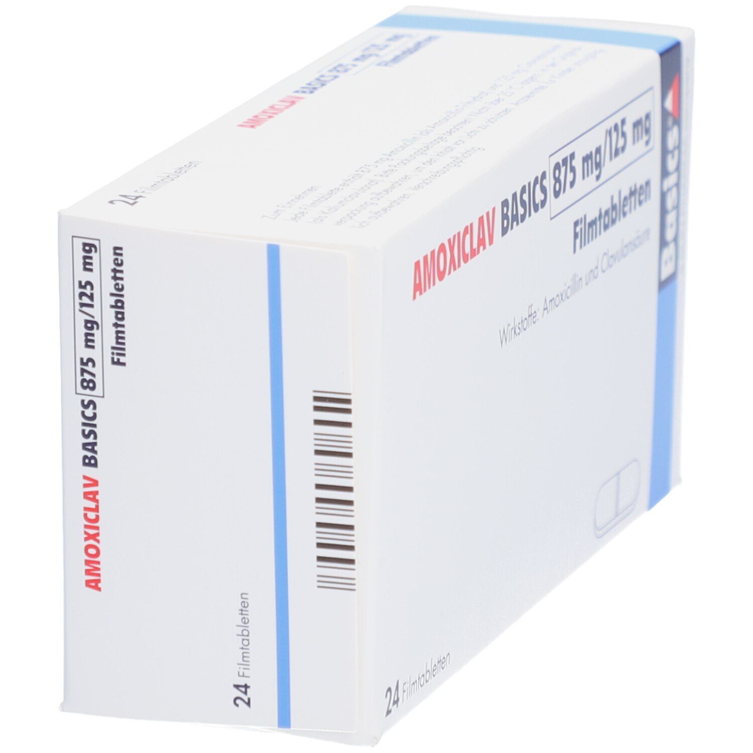 Amoxiclav Basics 875 mg/125 mg Filmtabletten 24 St