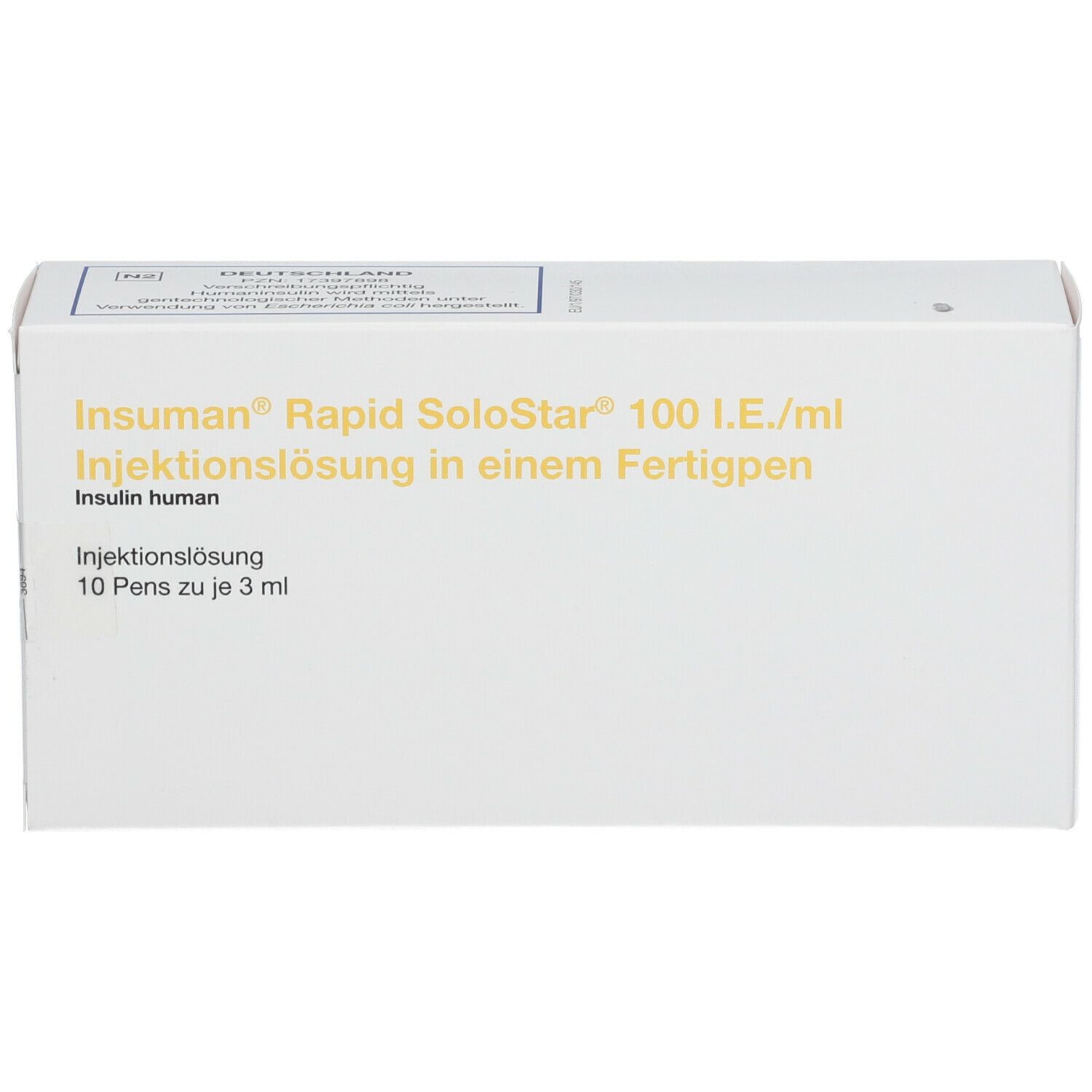 Insuman Rapid 100 I.E./ml SoloStar