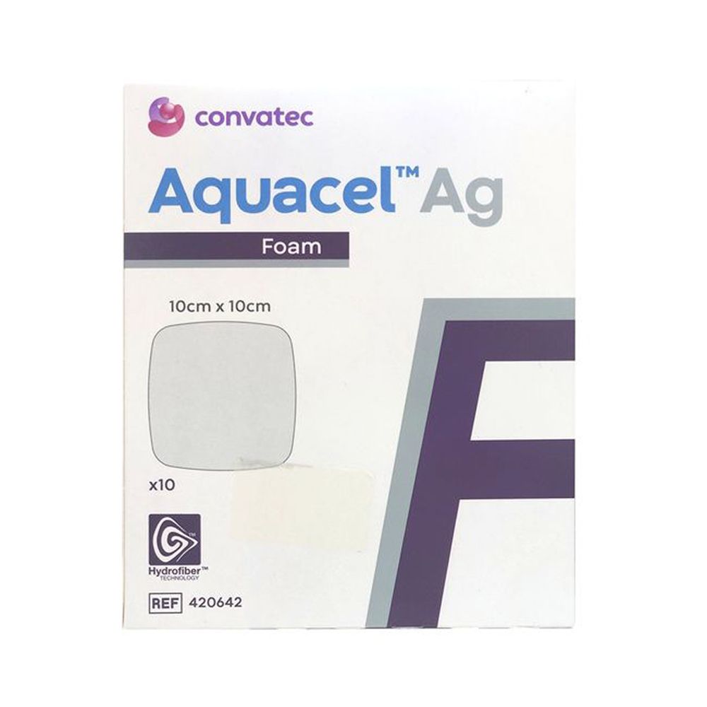 Aquacel Foam nicht adhäsiv 10x10 cm Verband 10 St