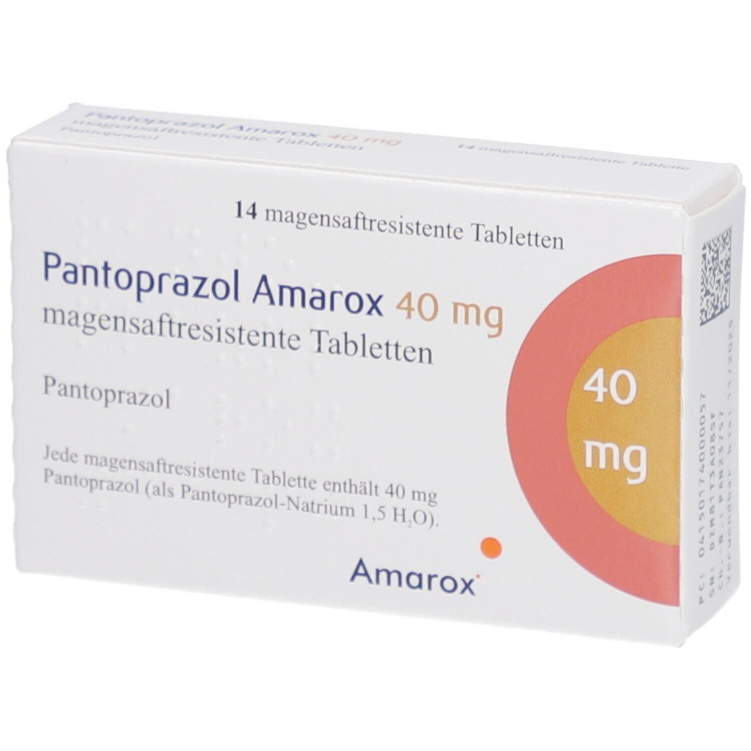 PANTOPRAZOL Amarox 40 mg magensaftres.Tabletten