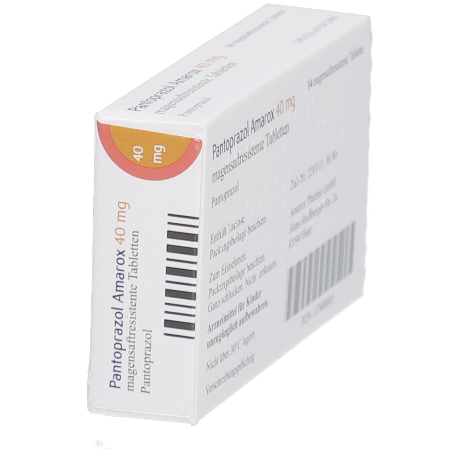 PANTOPRAZOL Amarox 40 mg magensaftres.Tabletten