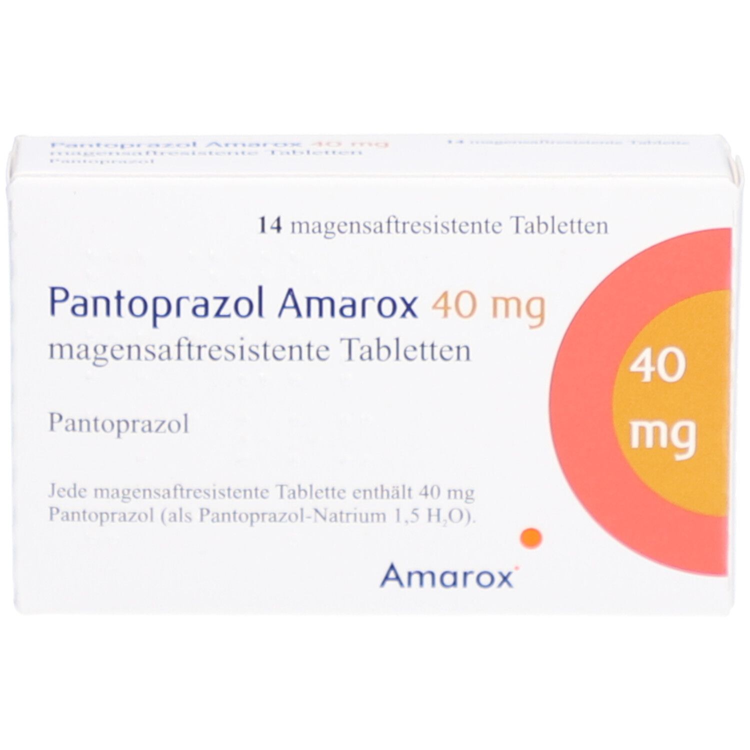 PANTOPRAZOL Amarox 40 mg magensaftres.Tabletten