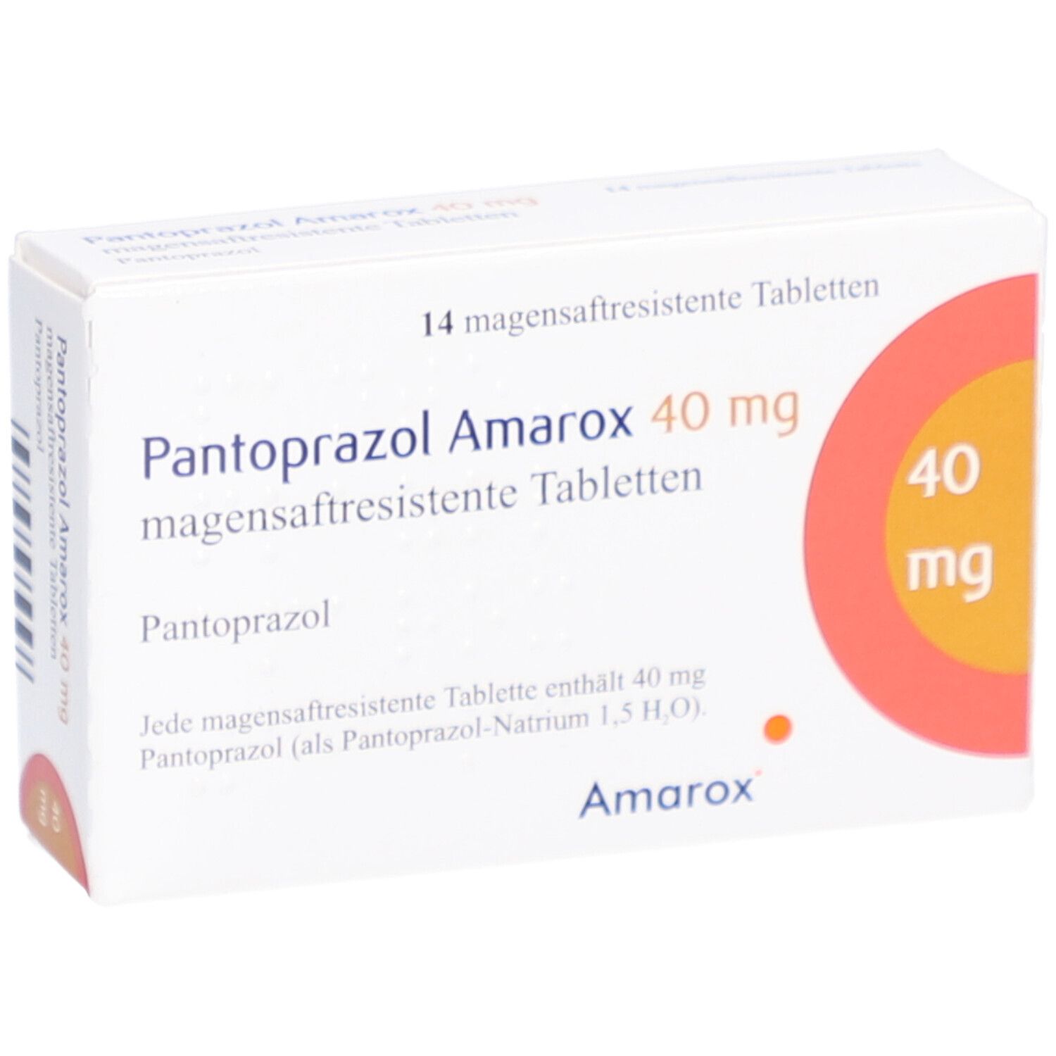 PANTOPRAZOL Amarox 40 mg magensaftres.Tabletten