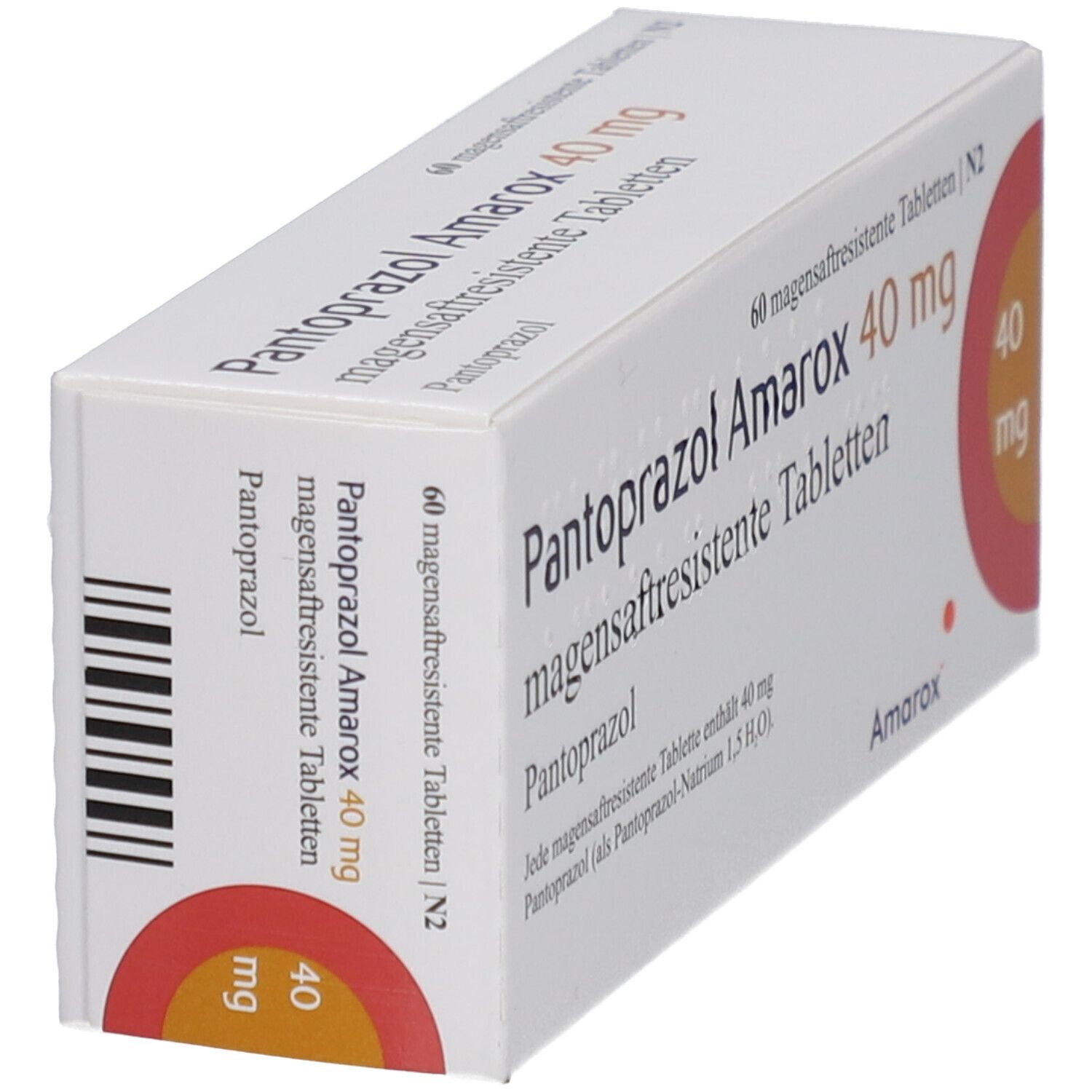 PANTOPRAZOL Amarox 40 mg magensaftres.Tabletten