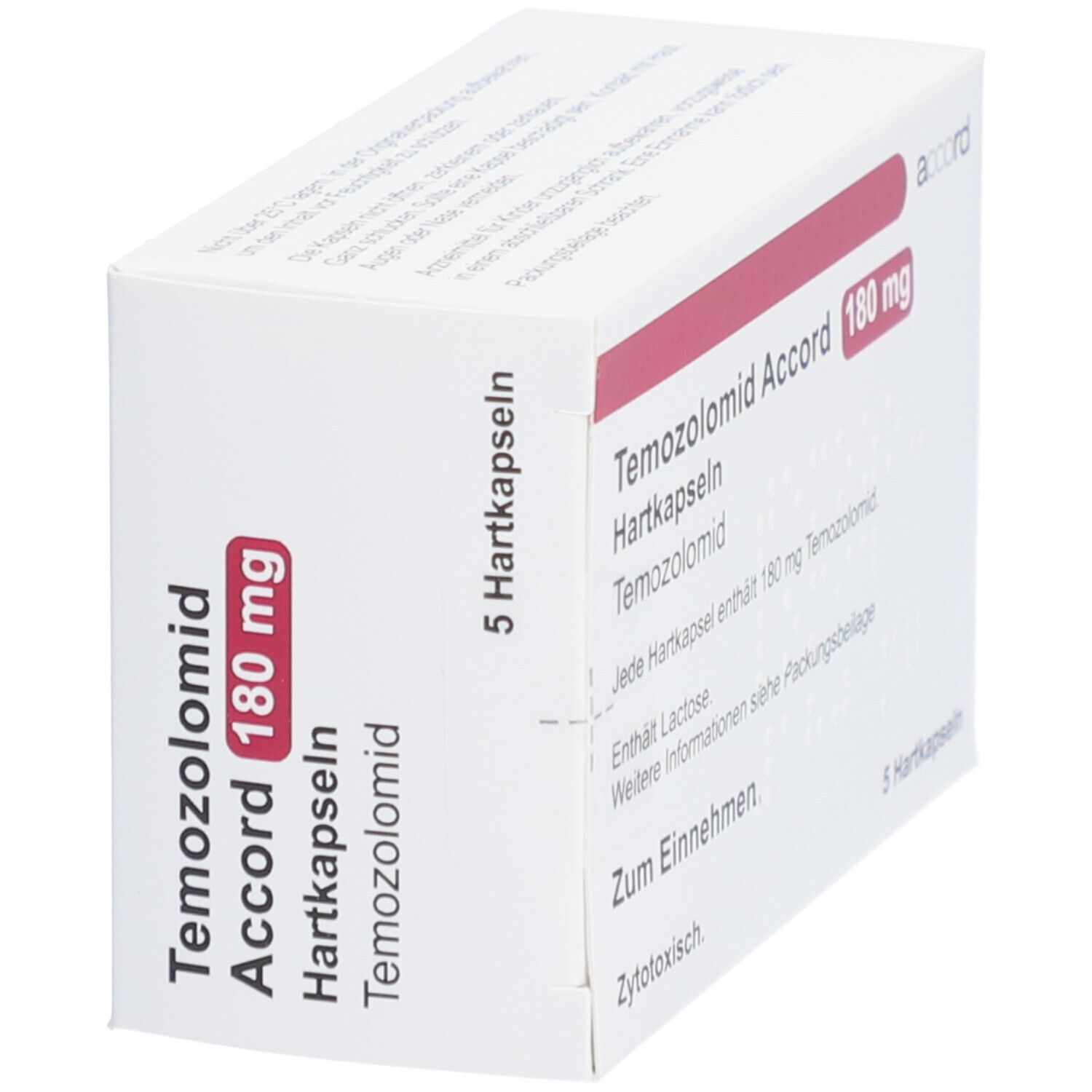 TEMOZOLOMID Accord 180 mg Hartkapseln Sachets