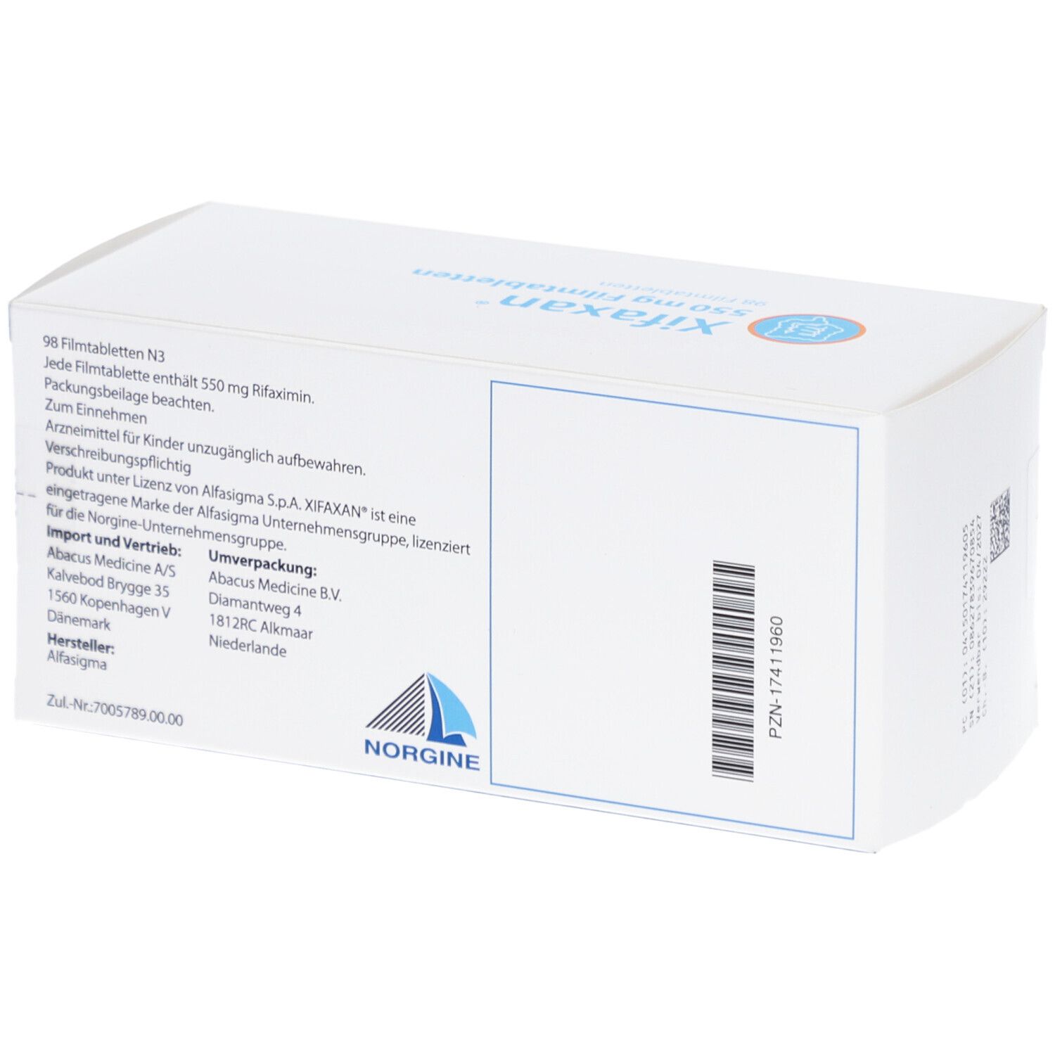 XIFAXAN 550 mg Filmtabletten
