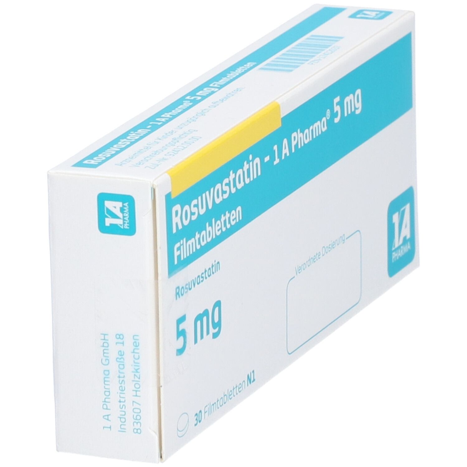 Rosuvastatin-1A Pharma 5 mg Filmtabletten 30 St