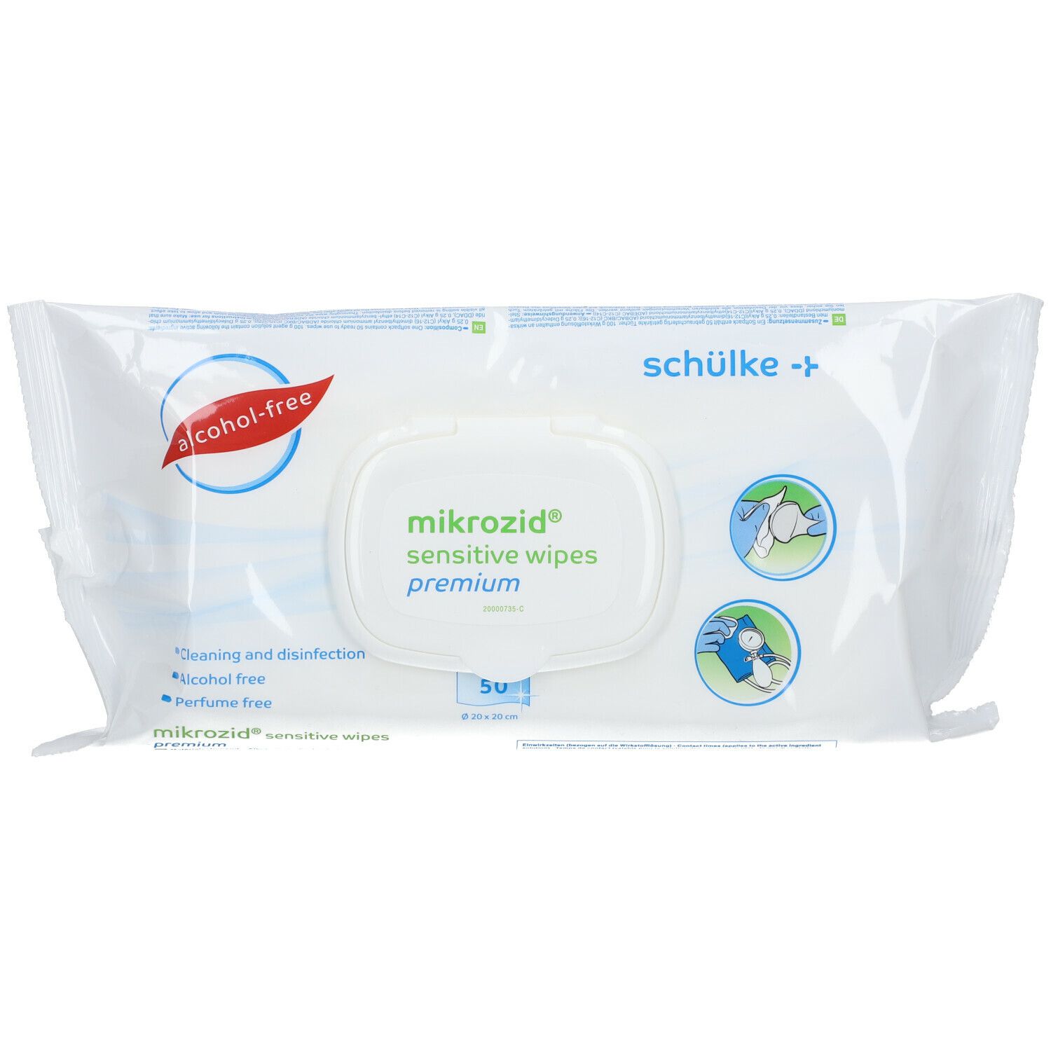 mikrozid® sensitive wipes premium