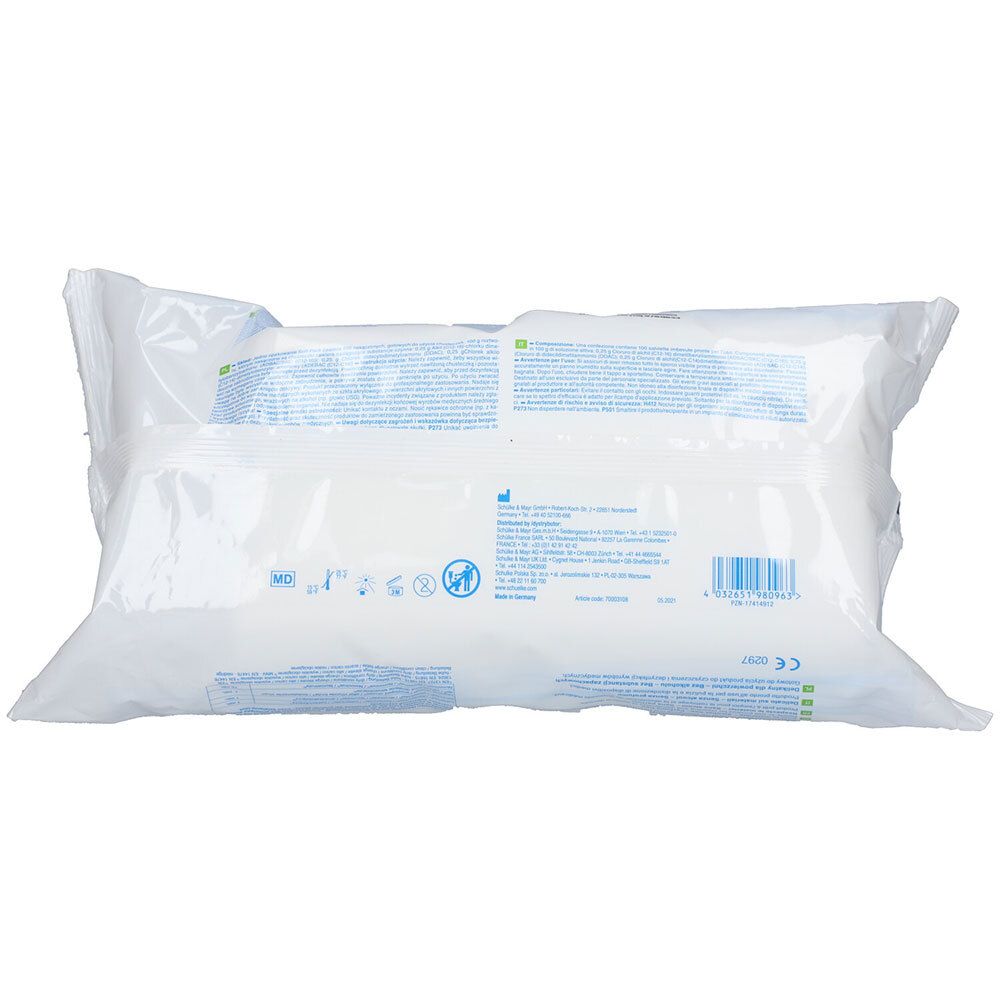 Mikrozid sensitive wipes premium Des.MP + Flä.Softp.