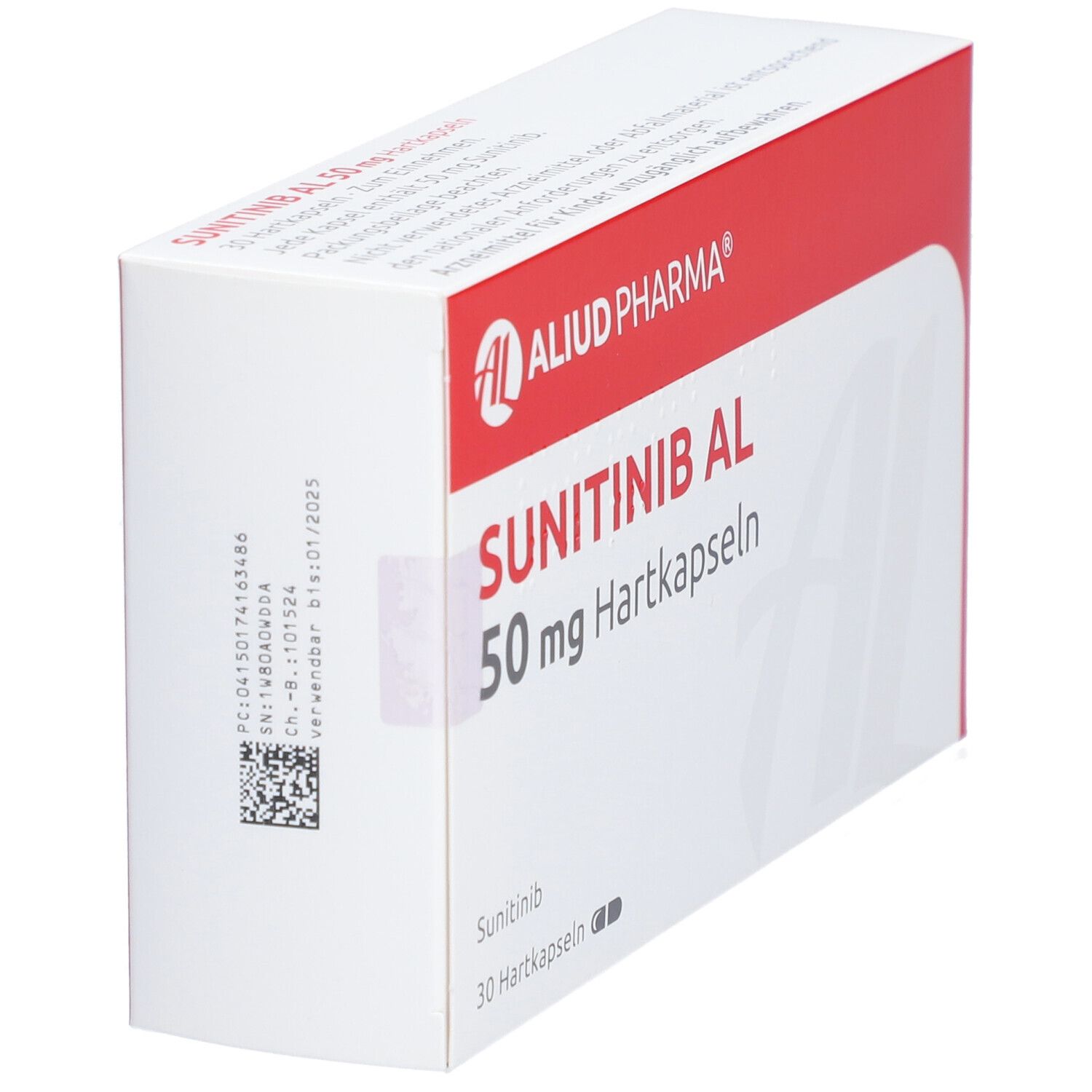 SUNITINIB AL 50 mg Hartkapseln 30 St mit dem E-Rezept kaufen - Shop ...