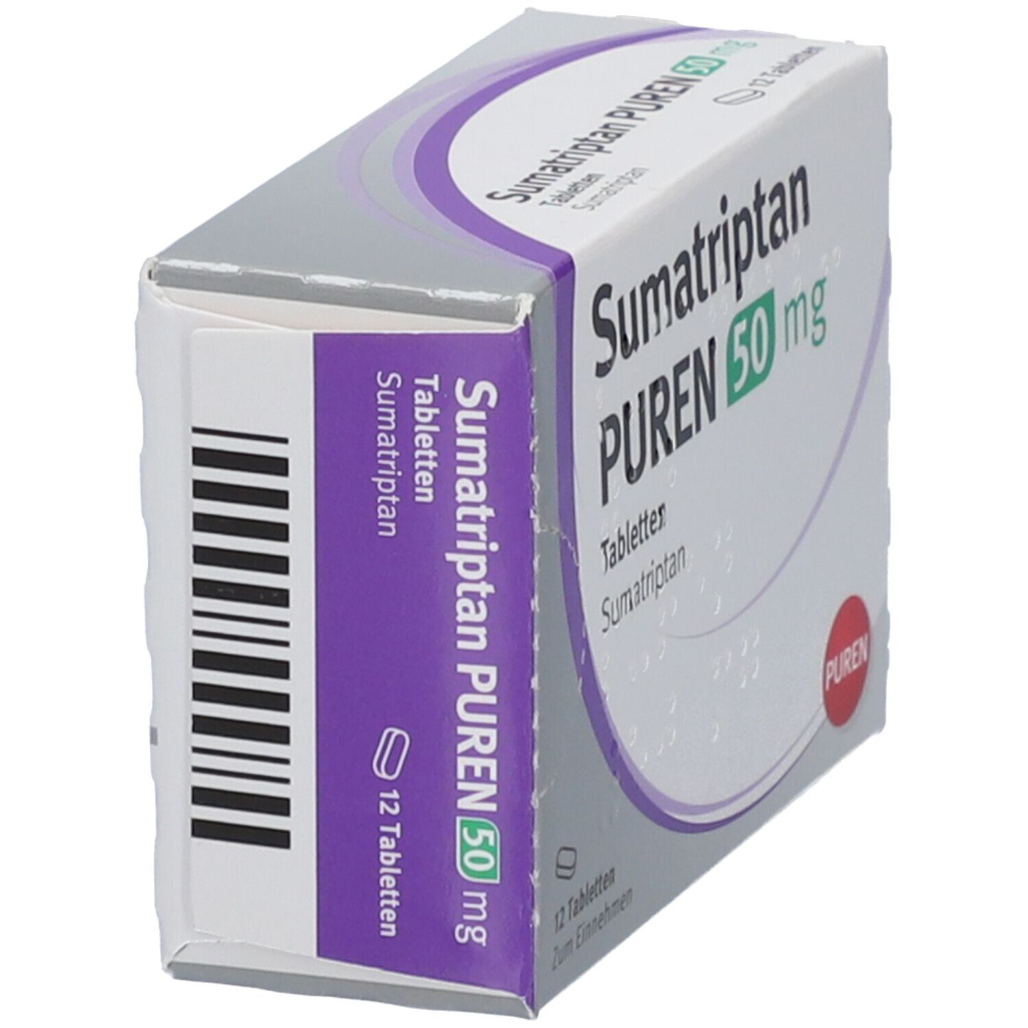 Sumatriptan Puren 50 mg Tabletten 12 St