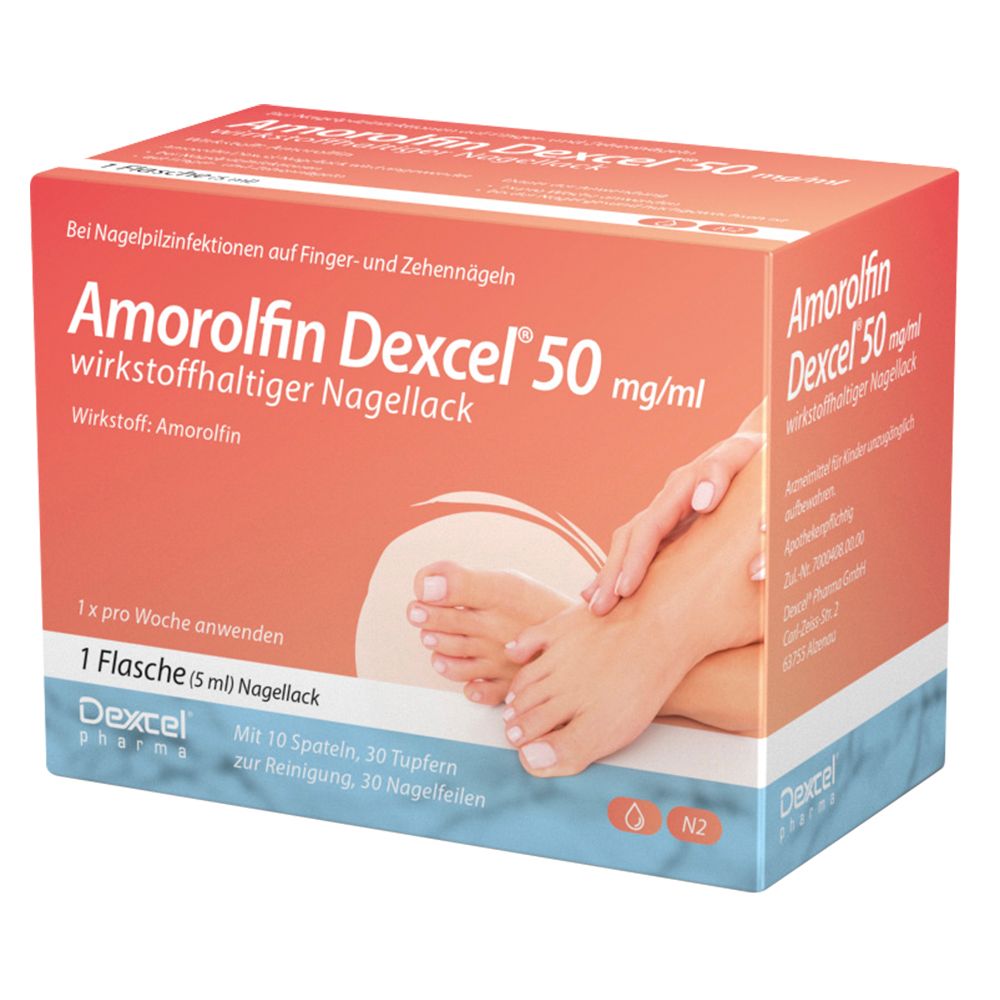 Amorolfin Dexcel® 50 mg/ml wirkstoffhaltiger Nagellack