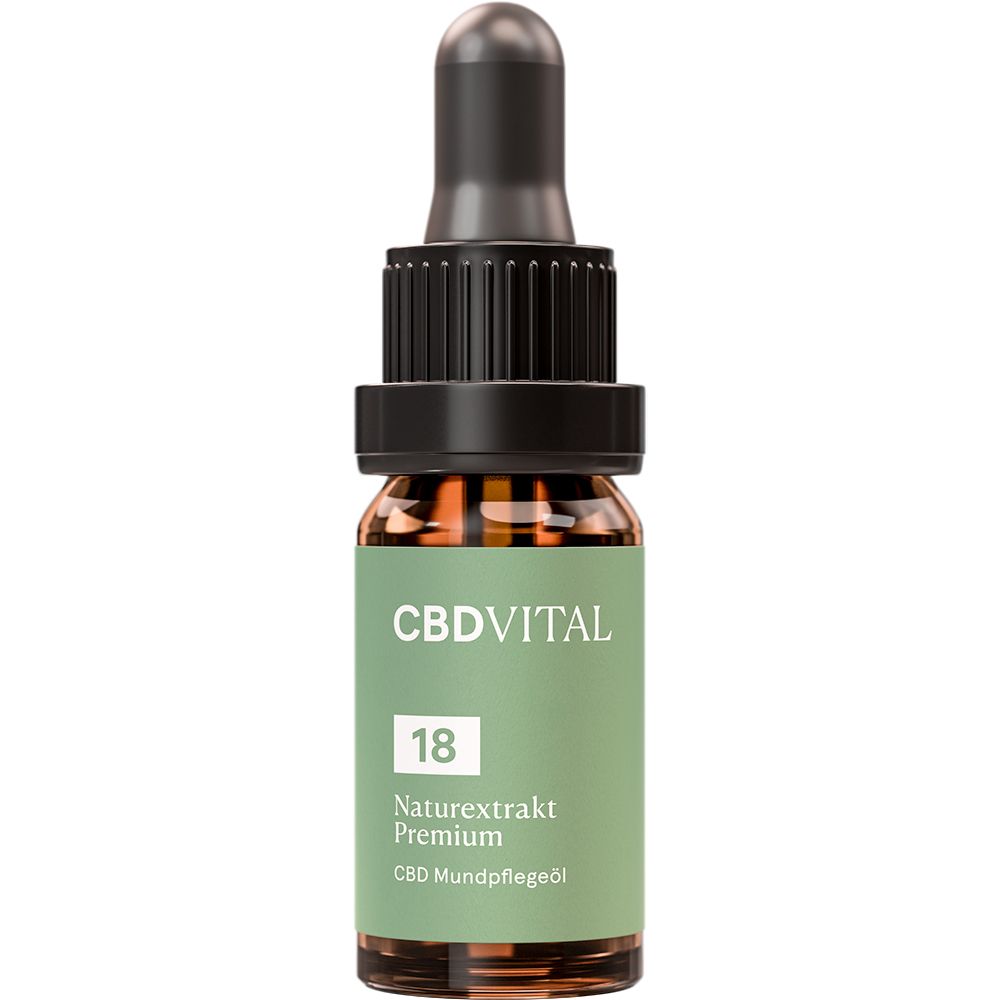 Naturextrakt Premium 18% CBD Öl Tropfen 10 ml